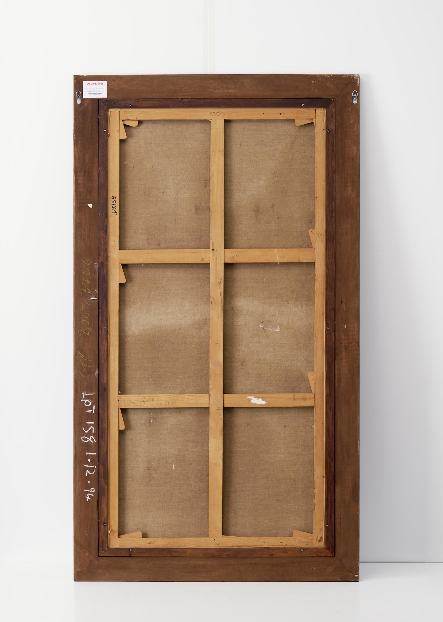 Dimensioni dell'opera: 195x97 cm.
Dimensioni della cornice 222x123 cm.
Provenienza: Collezione privata Stoccolma, Svezia
Certificato di autenticità del Comité Lanskoy di Parigi

André Lanskoy nacque a Mosca nel 1902 e morì a Parigi nel 1976. Dopo