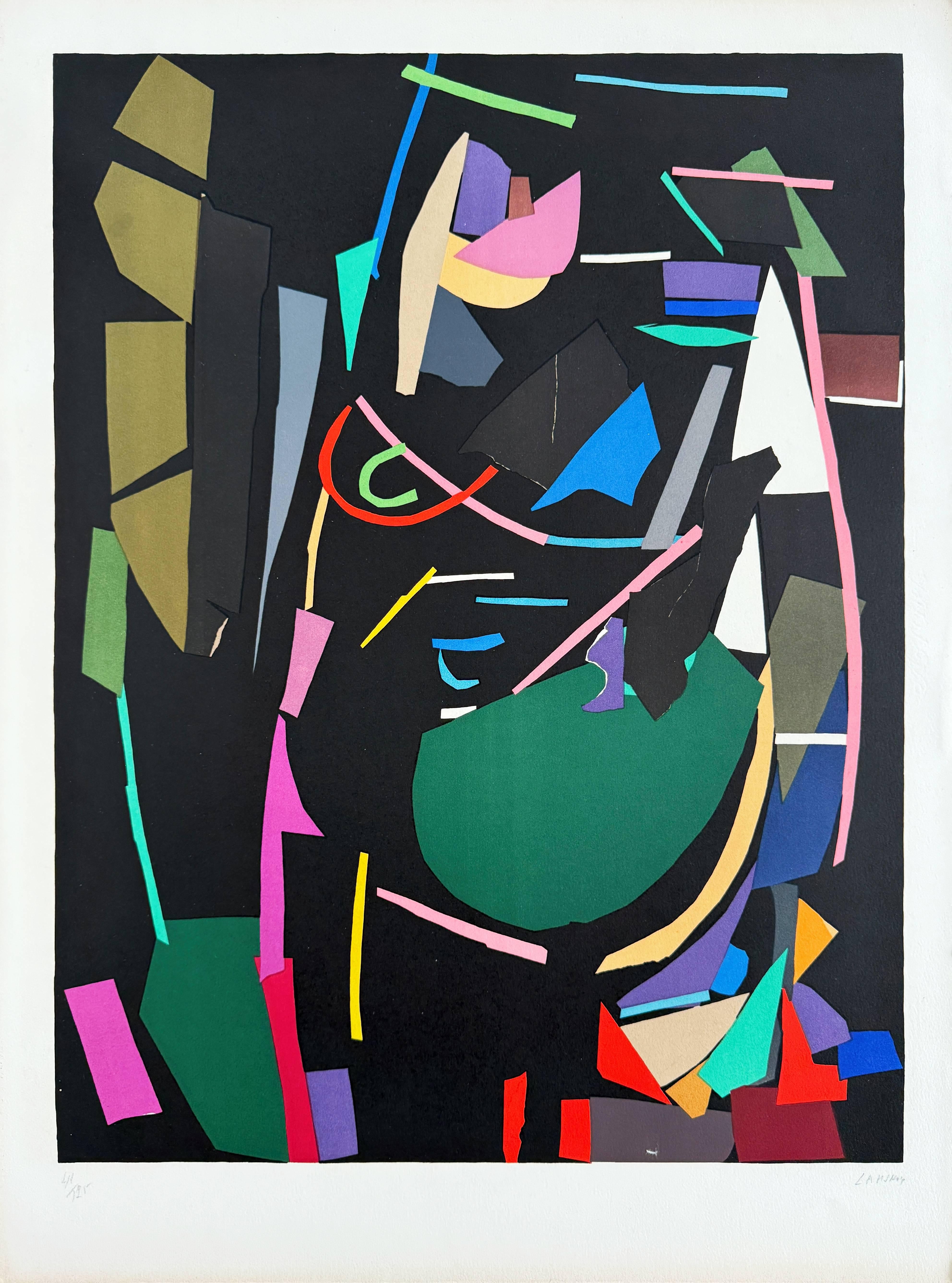 Figurative Print André Lanskoy - Compositon abstraite