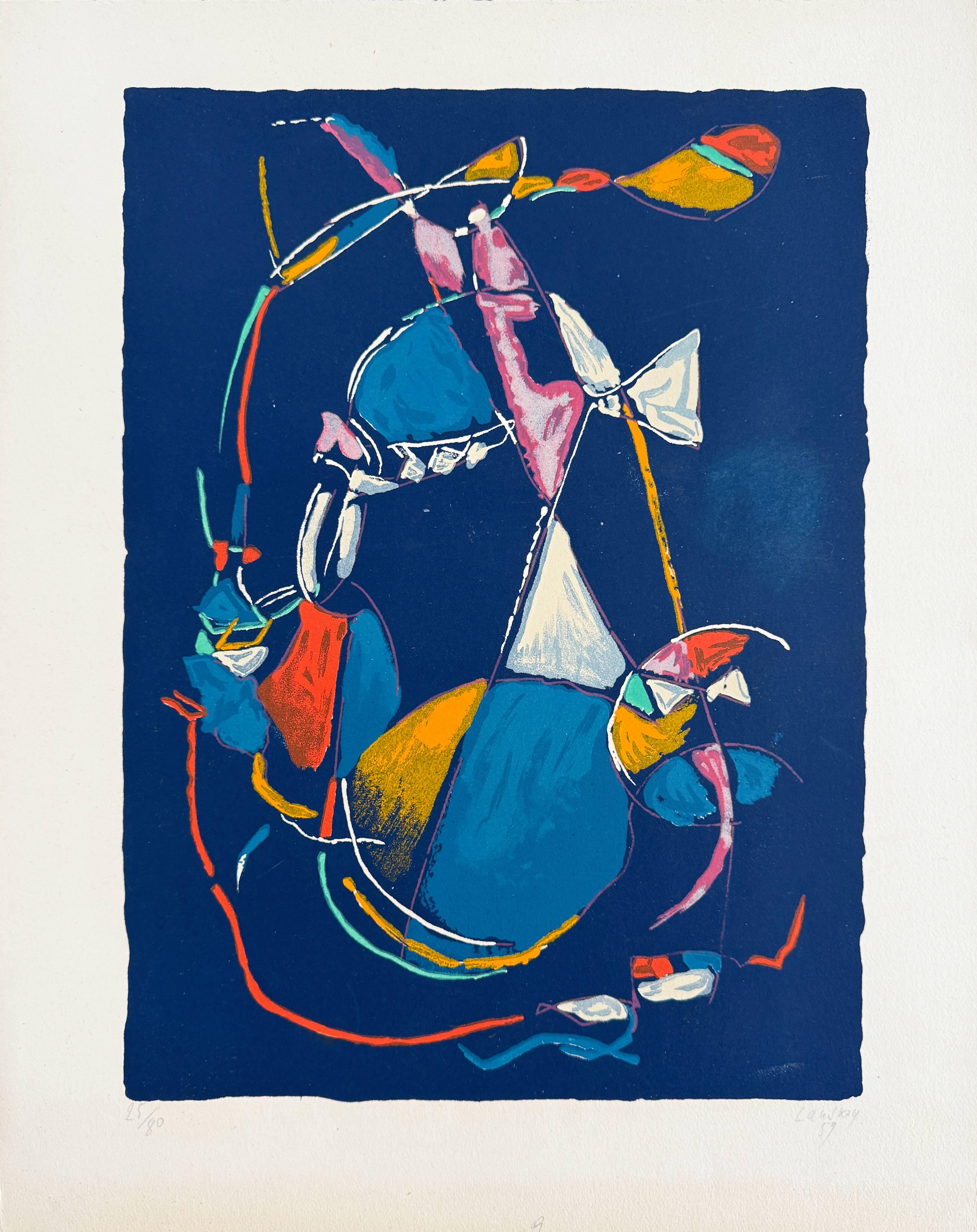 Abstract Compositon - Print by André Lanskoy