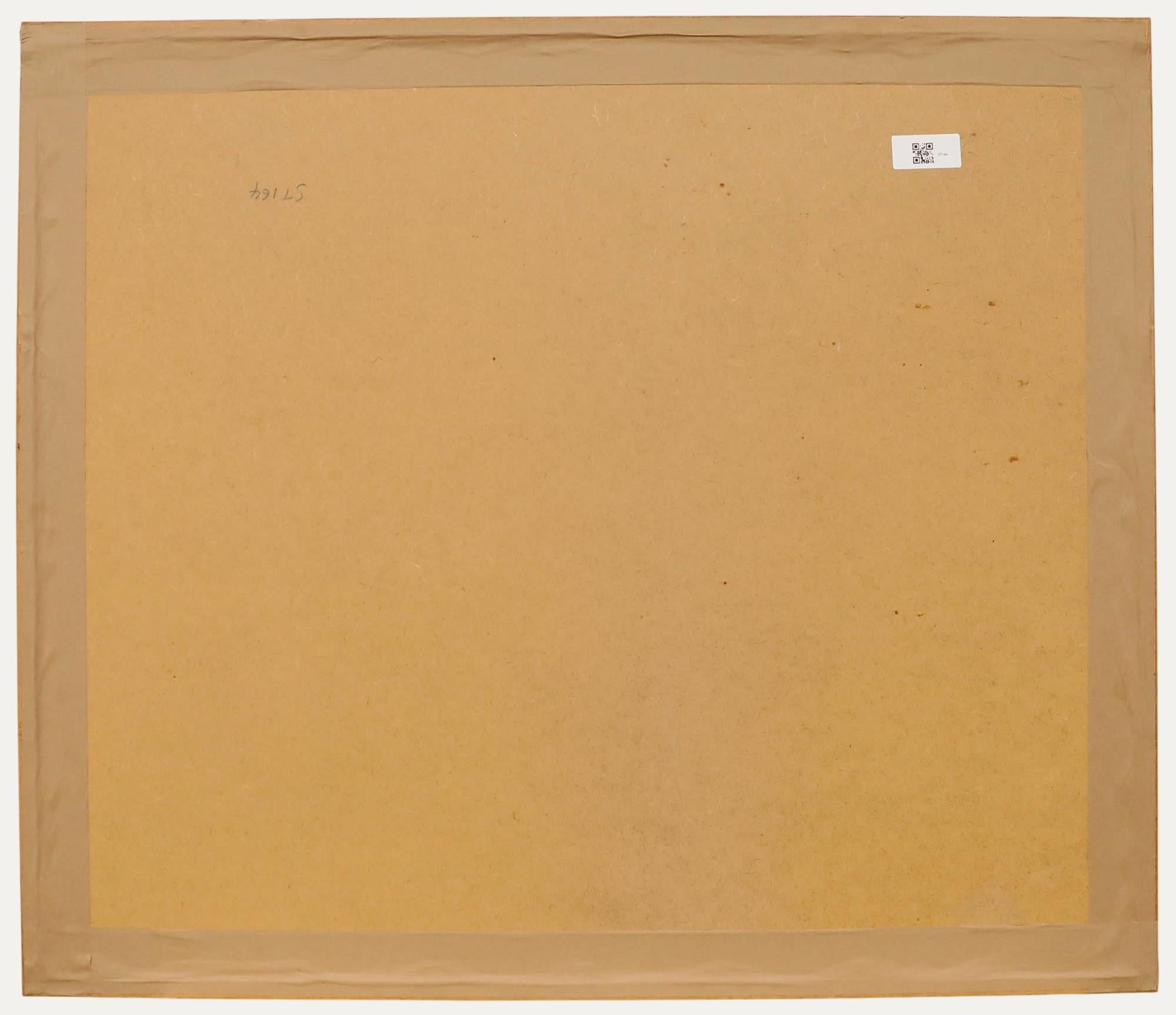 Andre Lanskoy (1902-1976) - Framed 20th Century Lithograph, The Weight of a Box - Beige Abstract Print by André Lanskoy