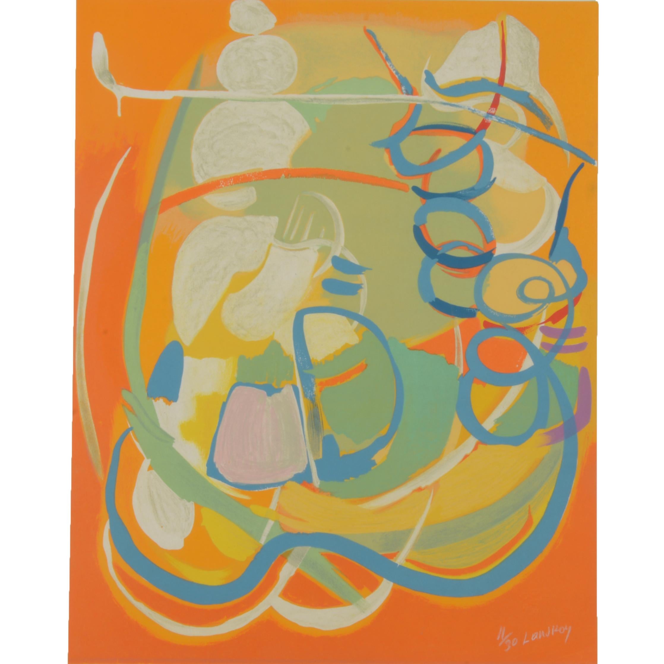 Andre Lanskoy Abstract Limited Edition Signed Print from La Genese