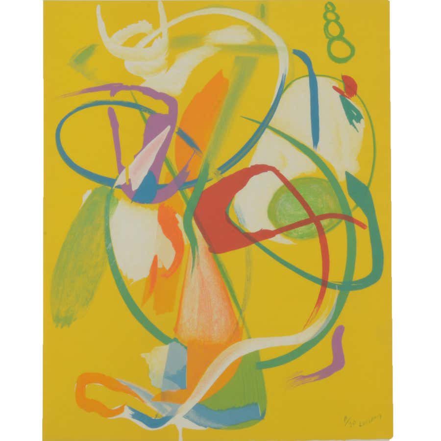 Andre Lanskoy Abstract Limited Edition Signed Print from La Genese