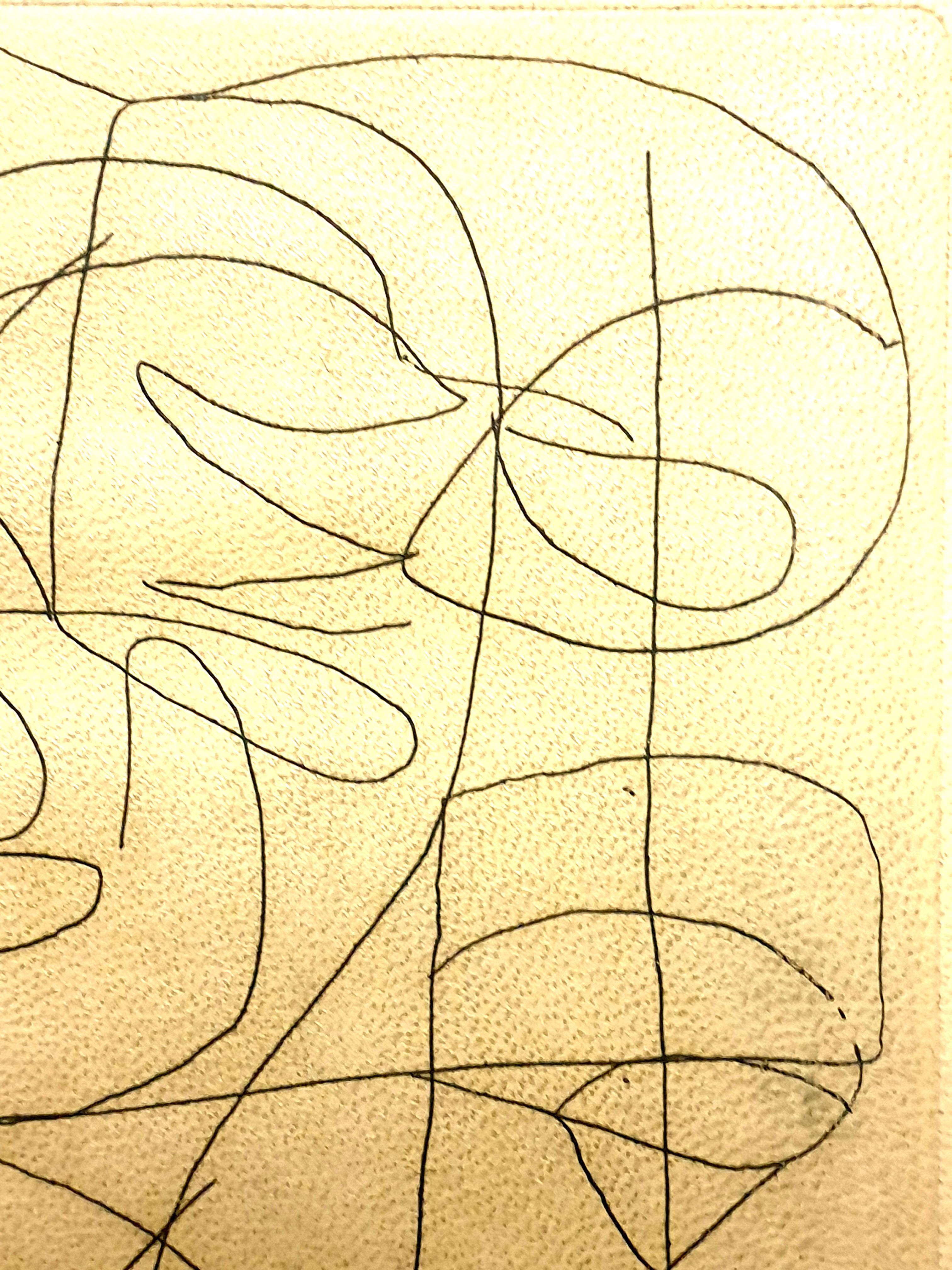 André Lanskoy - Composition - Original Etching For Sale 3