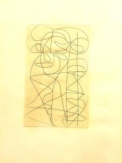 Composition d'Andr Lanskoy - Gravure originale