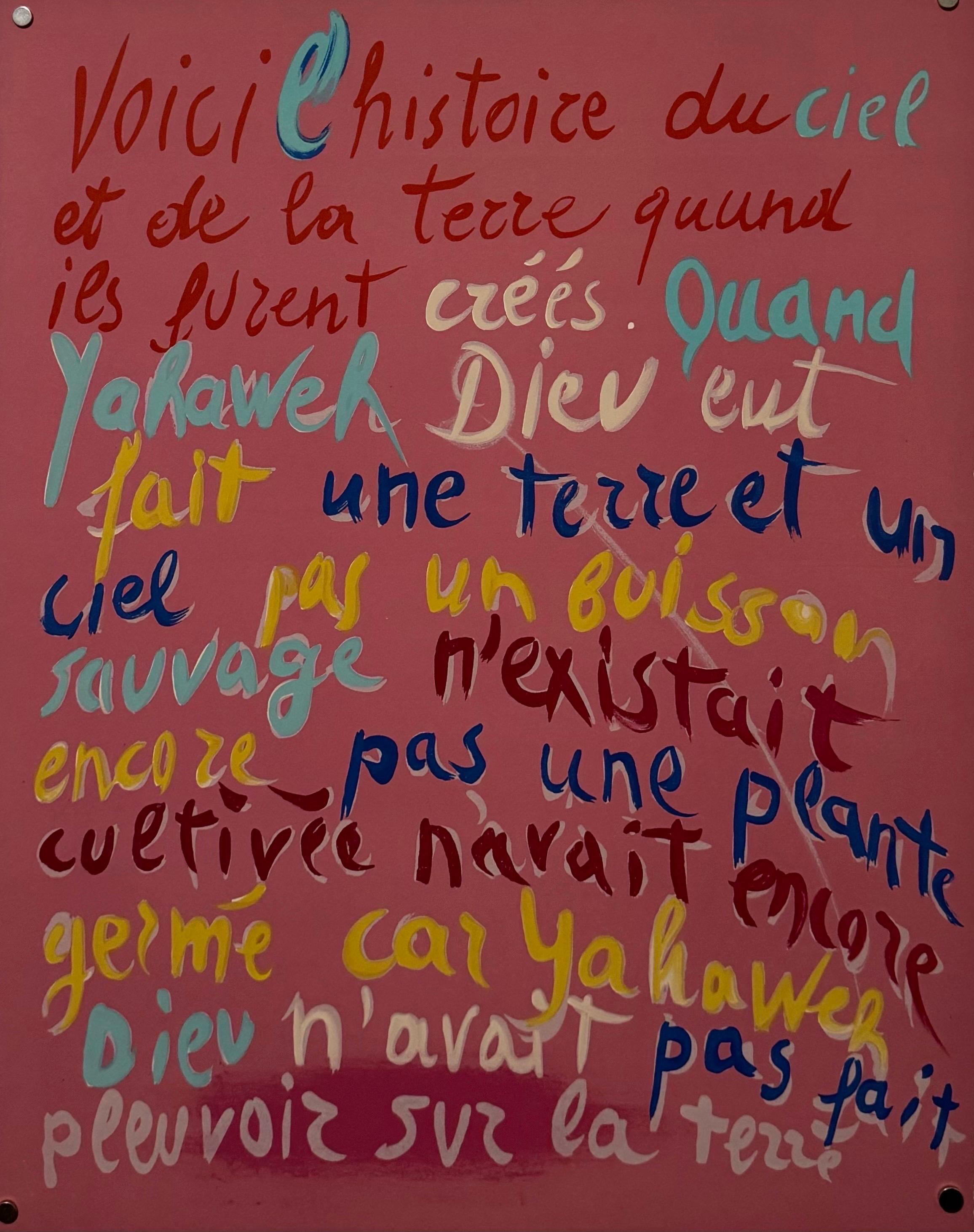 Andre Lanskoy Dada Litografía Mourlot Caligrafía Poesía Francesa Brut Abstracto - Print de André Lanskoy