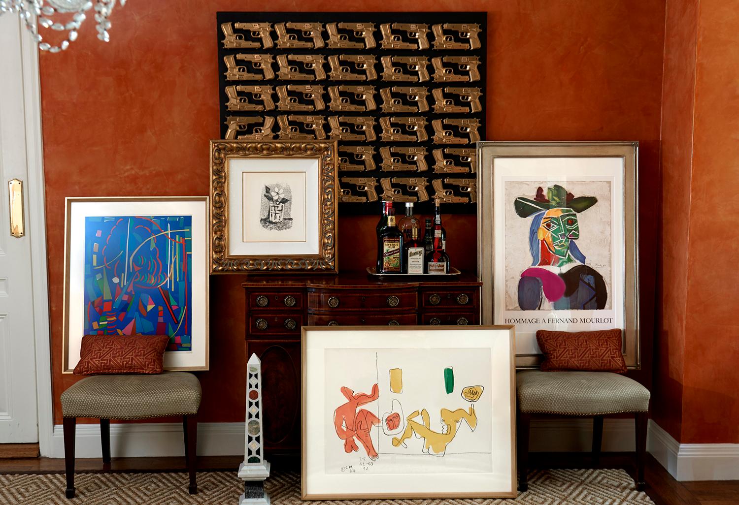 Blue Composition by Andre Lanskoy - Print by André Lanskoy
