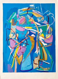 Zusammensetzung in Blau