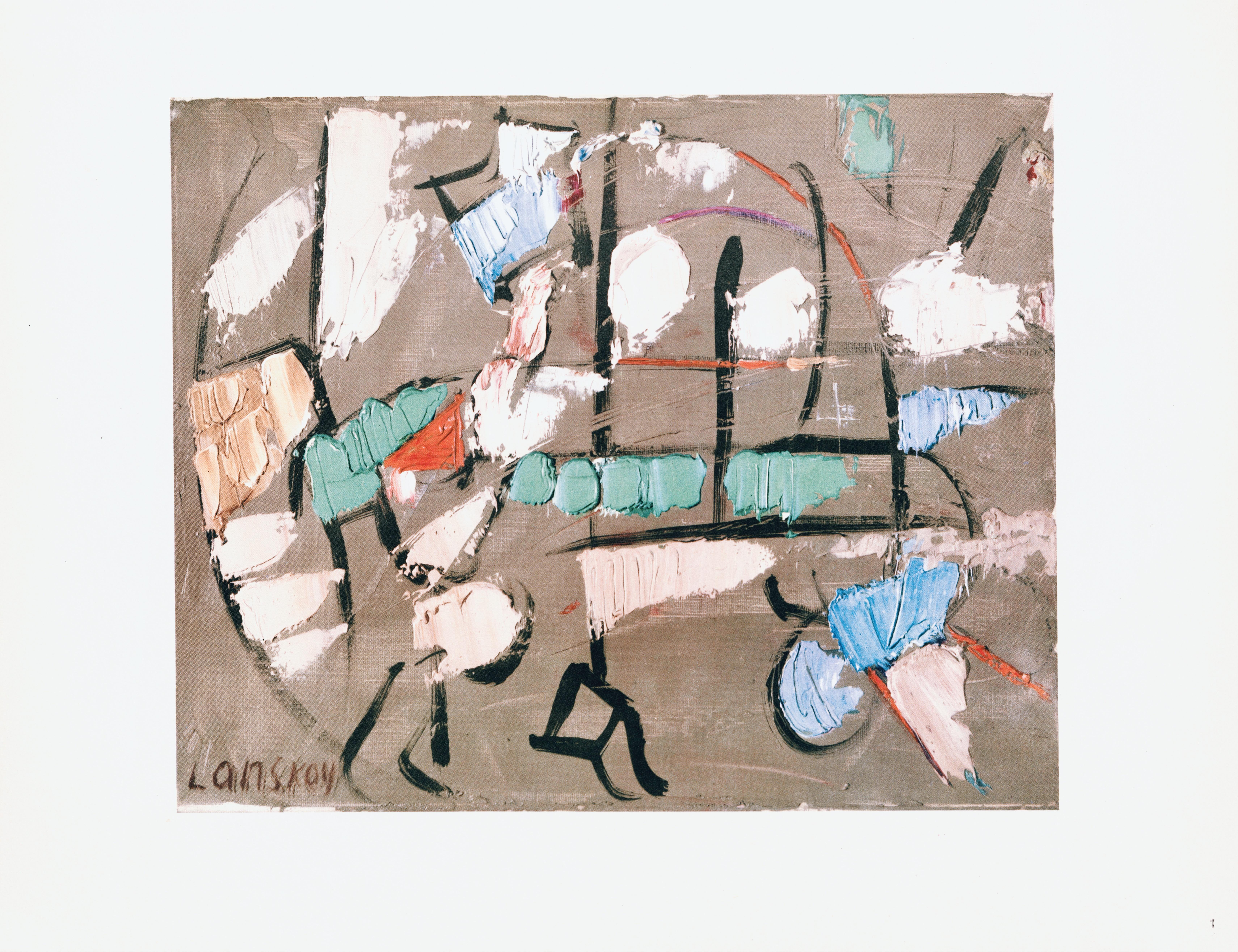 Lanskoy, Les briques volantes, André Lanskoy, Peintres d'aujourd'hui (after) For Sale 4