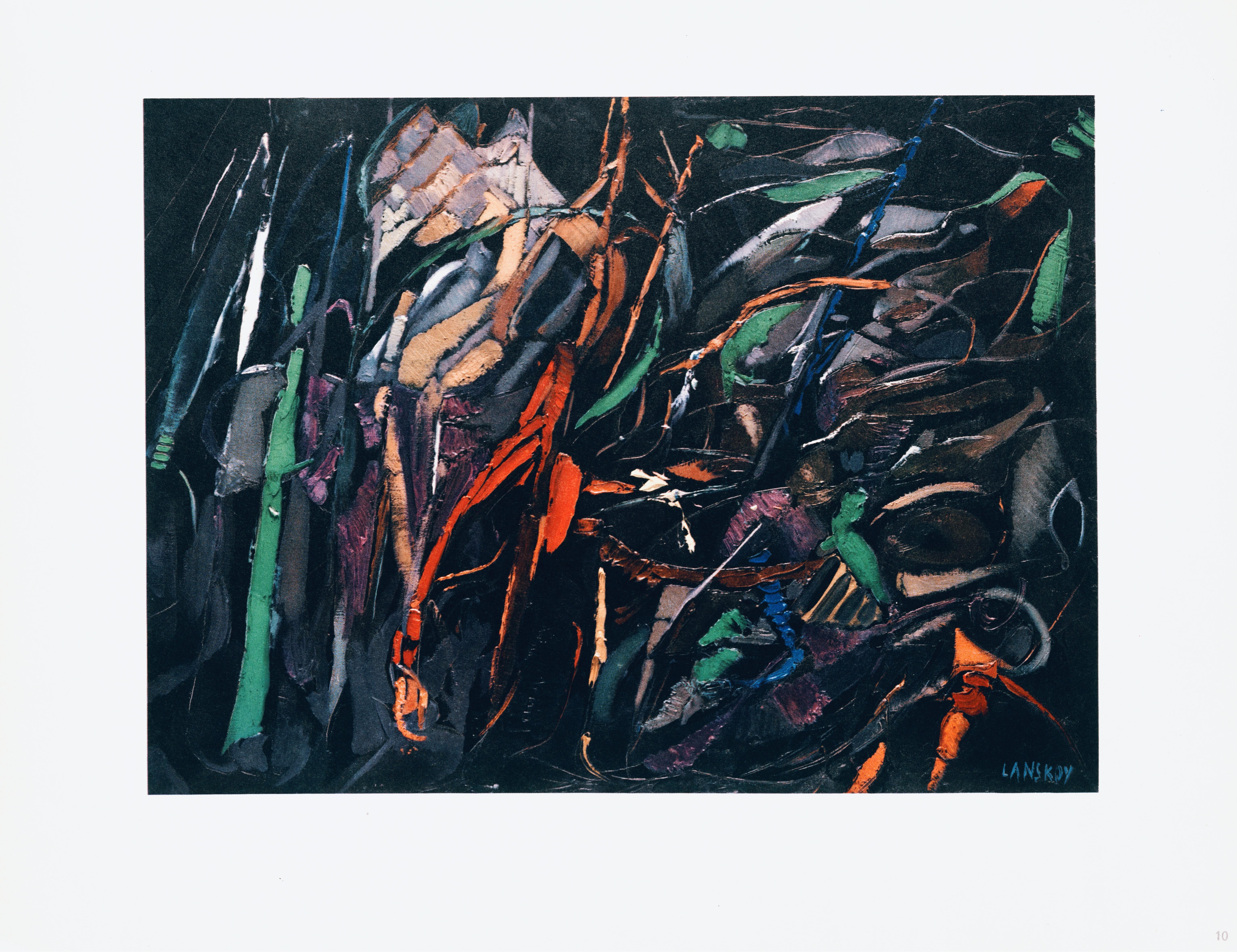 Lanskoy, Nostalgie vaincue, André Lanskoy, Peintres d'aujourd'hui (after) For Sale 4