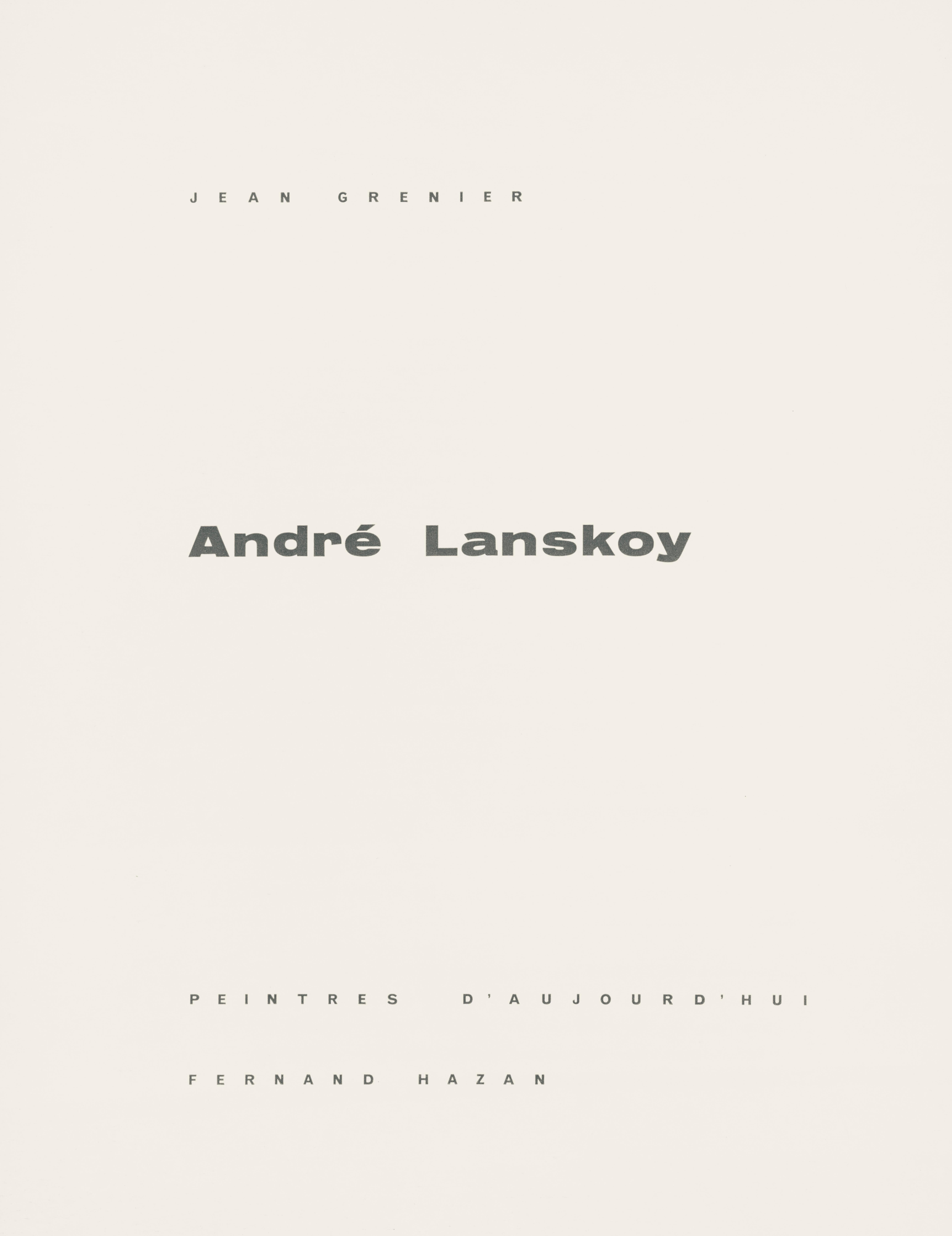 Lanskoy, Objet sans ombre, André Lanskoy, Peintres d'aujourd'hui (nach) im Angebot 5