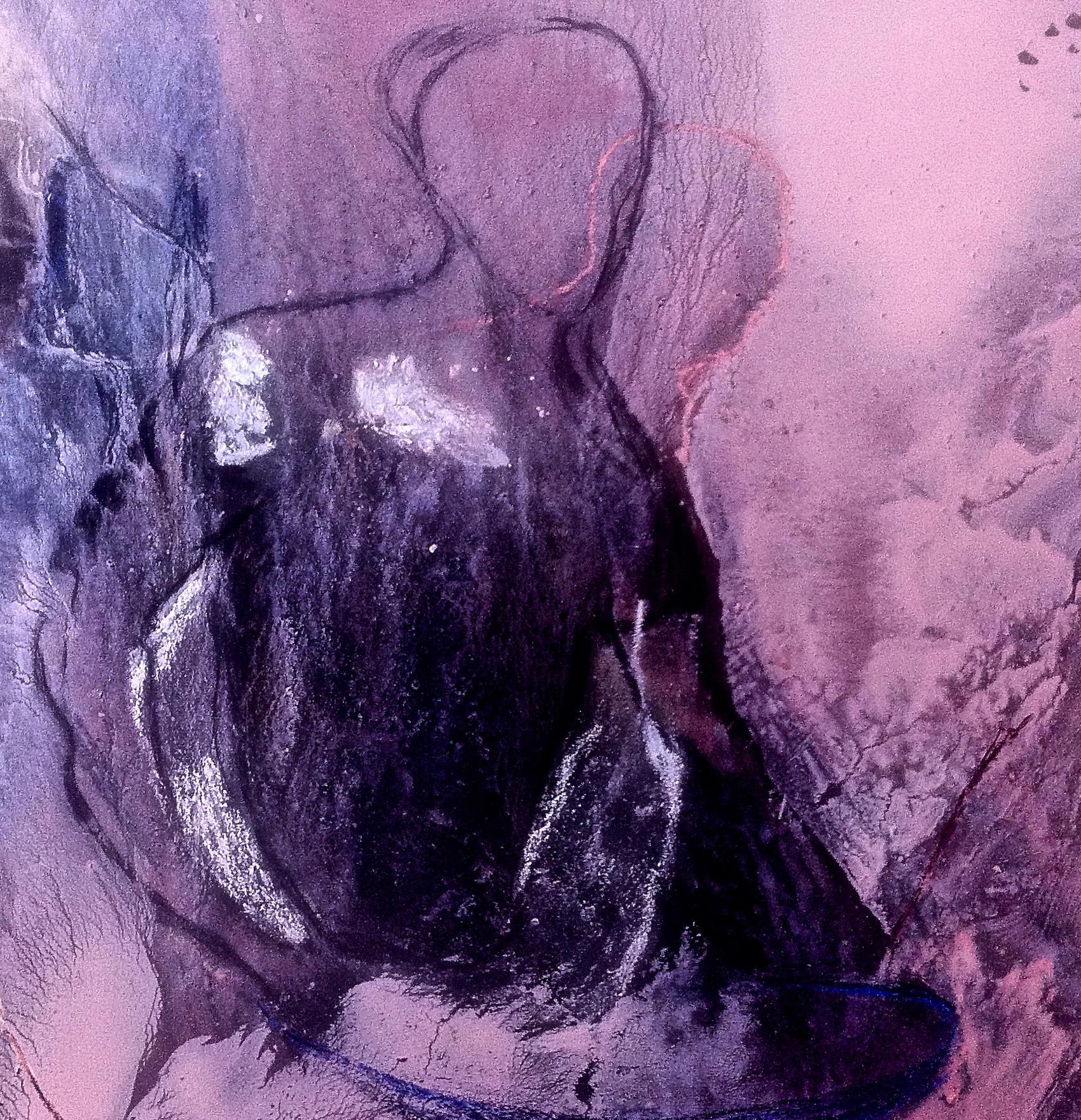 ISiS ISiDE (Violett), Figurative Painting, von Andre Laurenti