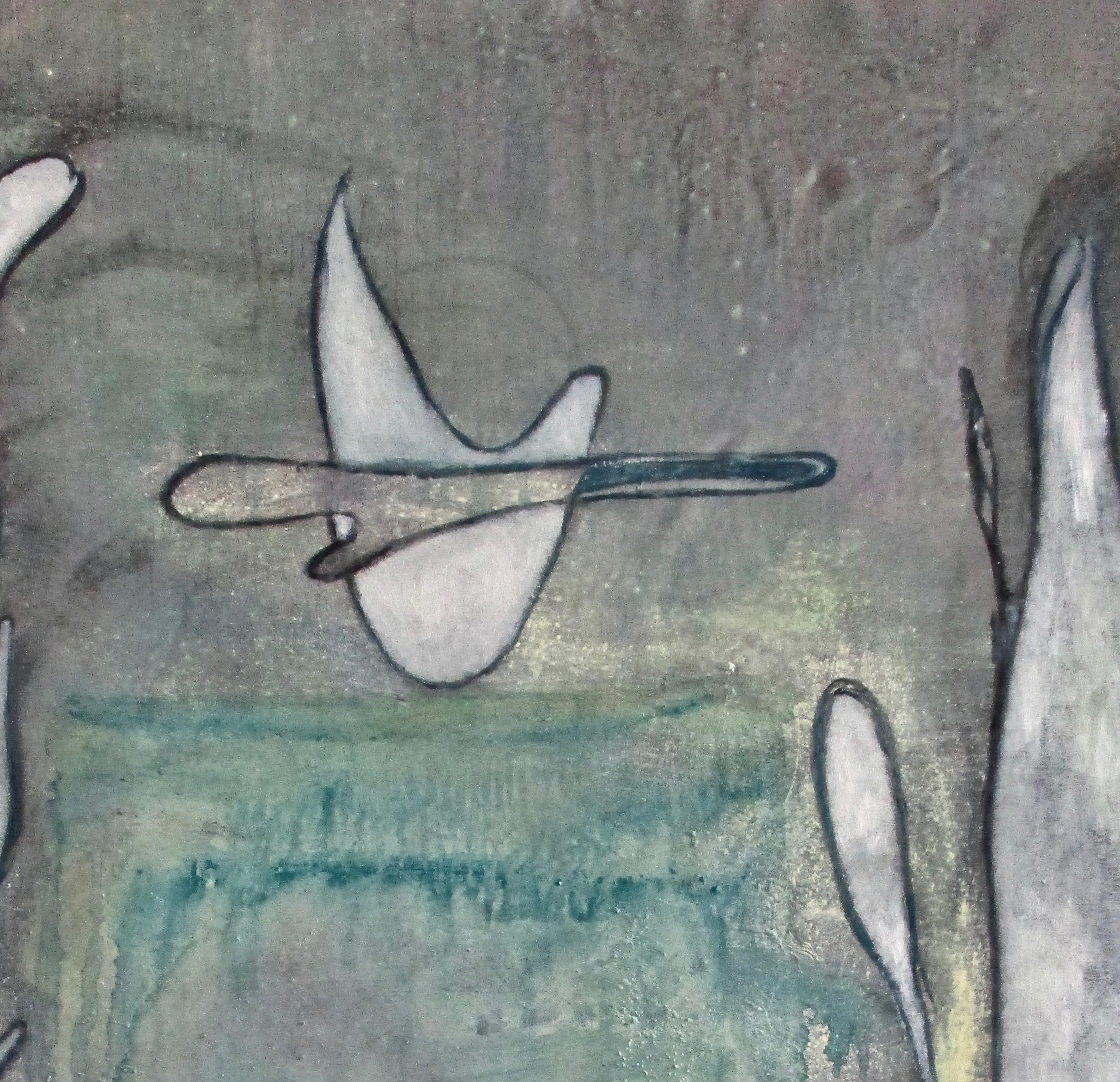Aufhängung Agaven – Painting von Andre Laurenti