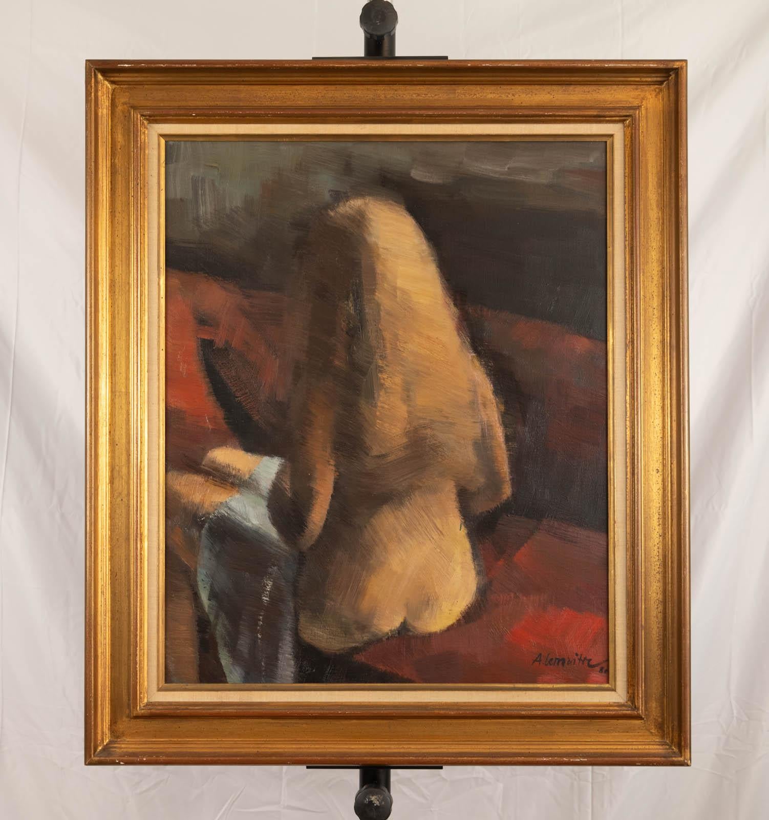 Nu de Dos – Painting von André Lemaitre