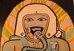 André Lhote, French Artist, Color Lithography, 'The Mechanical Age'