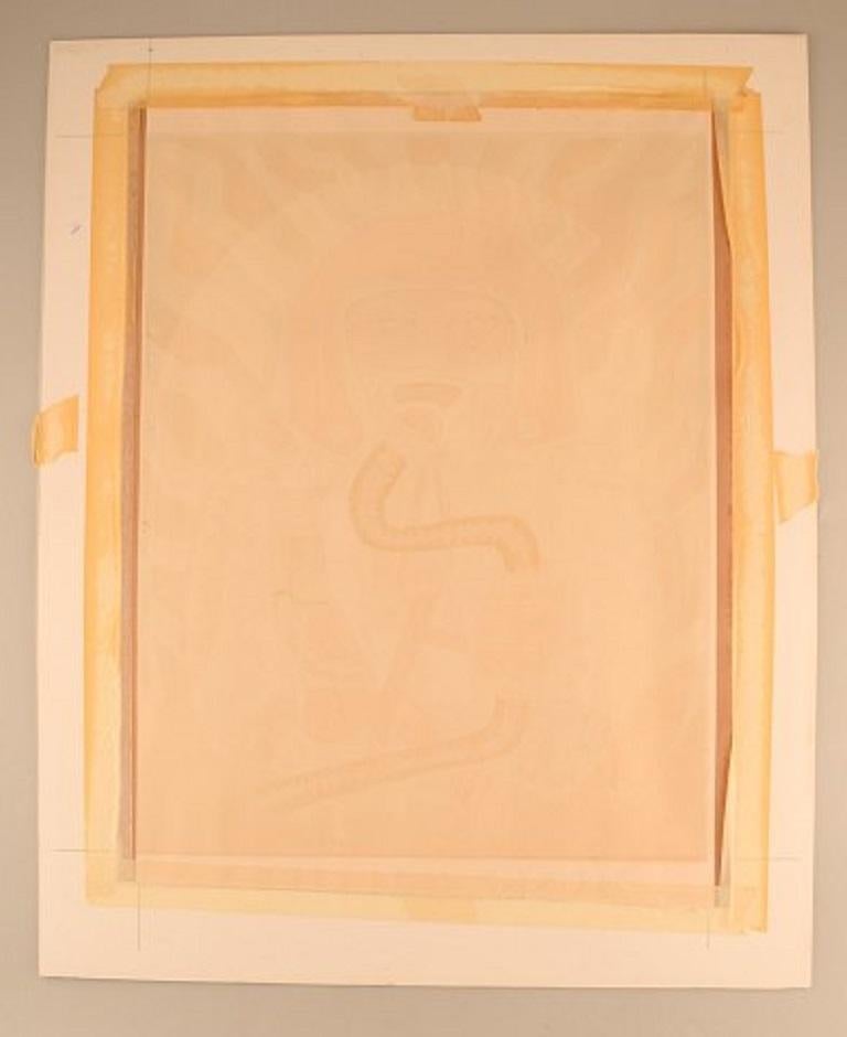 Mid-Century Modern André Lhote, French Artist, Color Lithography, 'The Mechanical Age' For Sale