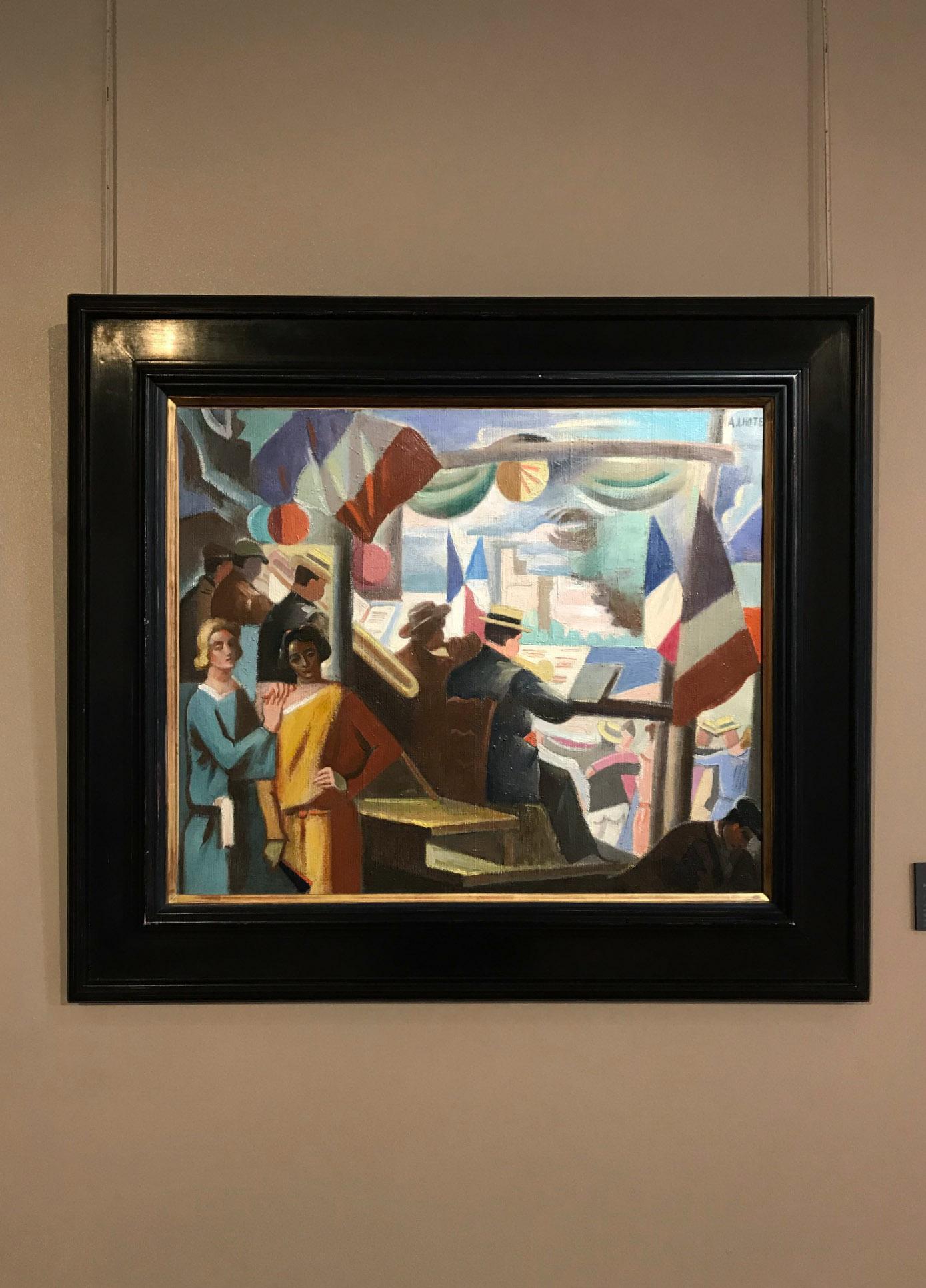 14 juillet en Avignon - André Lhote, french, modern, 14 july, cubist, cubism 3