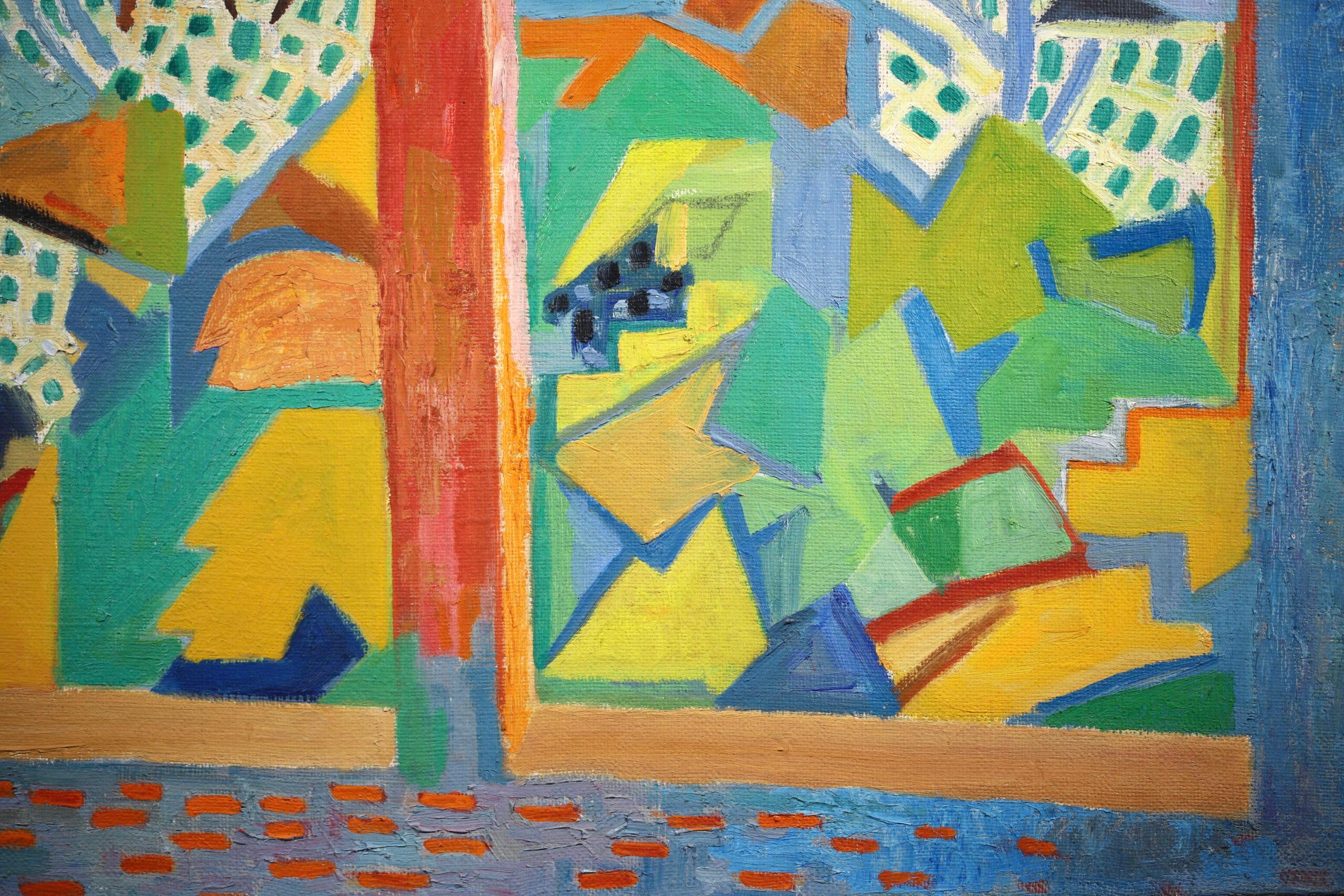 La fenetre a Meneaux - French Cubist Landscape Oil Painting by Andre Lhote For Sale 7