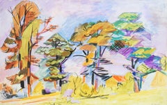 Landscape in Provence - Provence Landscape French Cubism