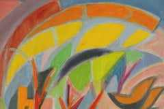 Le Moulin - La Cadiere-d'Azur - Kubistische Landschaft Ölgemälde von Andre Lhote