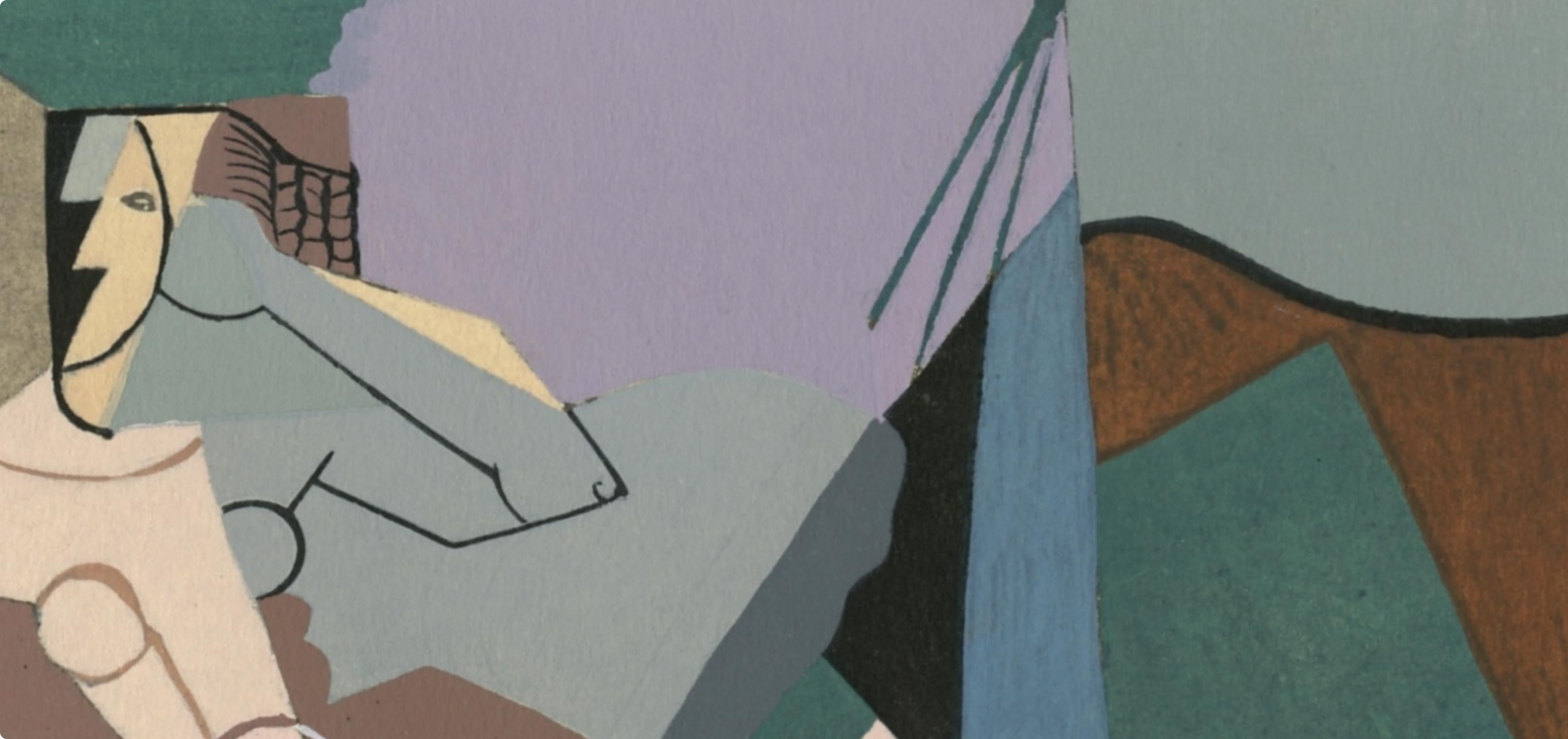 Litografía y estarcido sobre papel vélin. Inscripción: Sin firmar y sin numerar, tal como se emitió. Buen estado. Notas: Del álbum, L'Art Cubiste, Théories et Réalisations, Etude Critique, 1929. Publicado por Éditions Charles Moreau, París; impreso