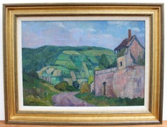 Landschaft mit Haus im Cote d'Or