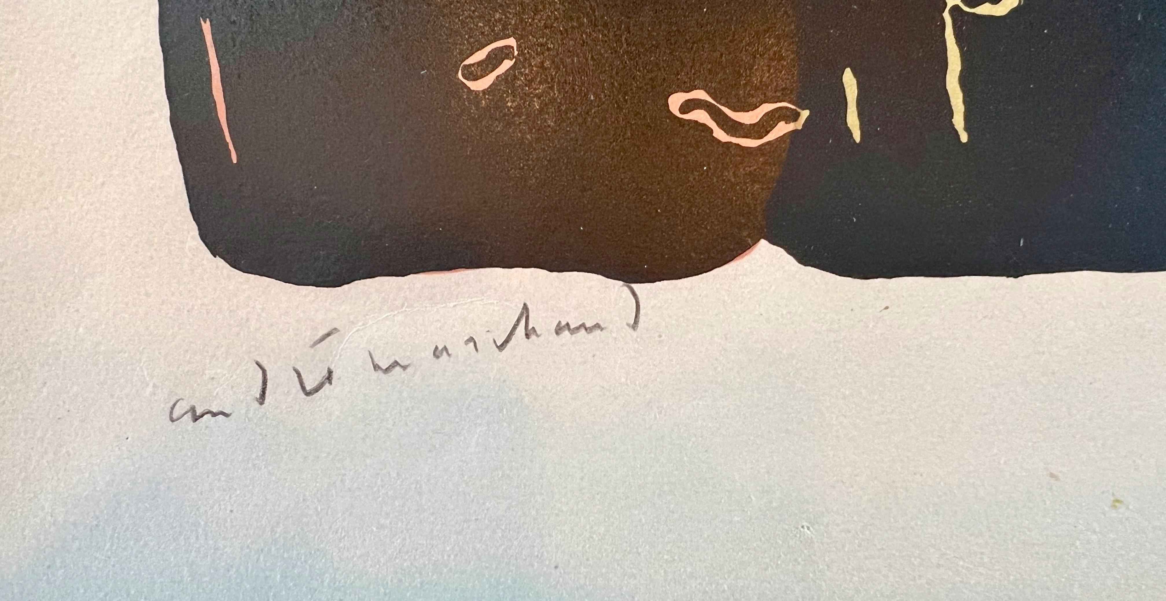Les baigneuses - Painting by André Marchand
