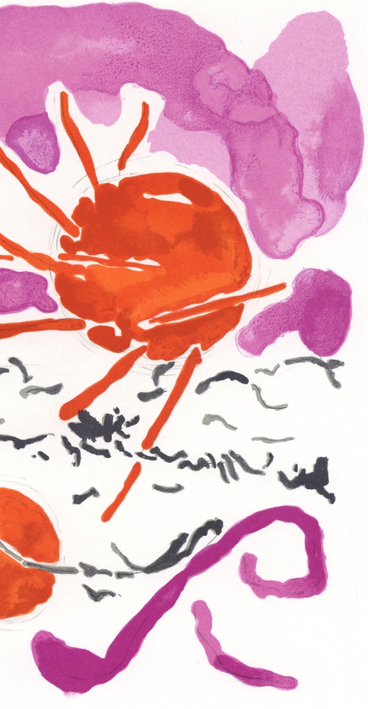 Marchand, Composition, Lettre à mon peintre Raoul Dufy (after) - Print by André Marchand
