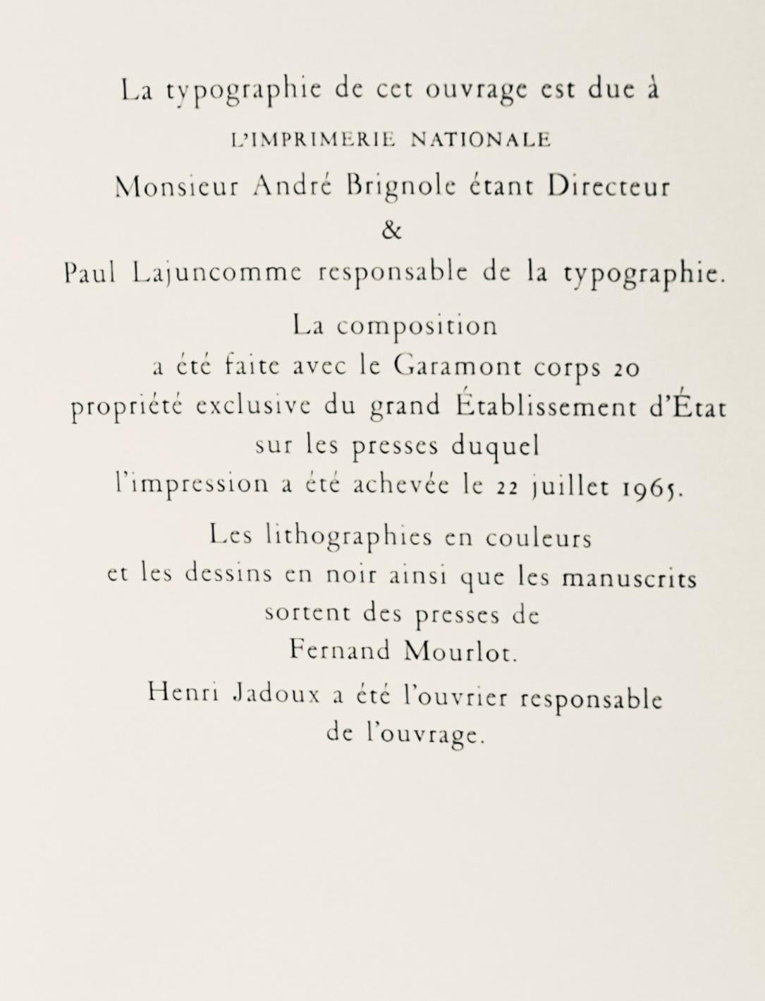 Marchand, Komposition, Lettre à mon peintre Raoul Dufy (nach) im Angebot 2