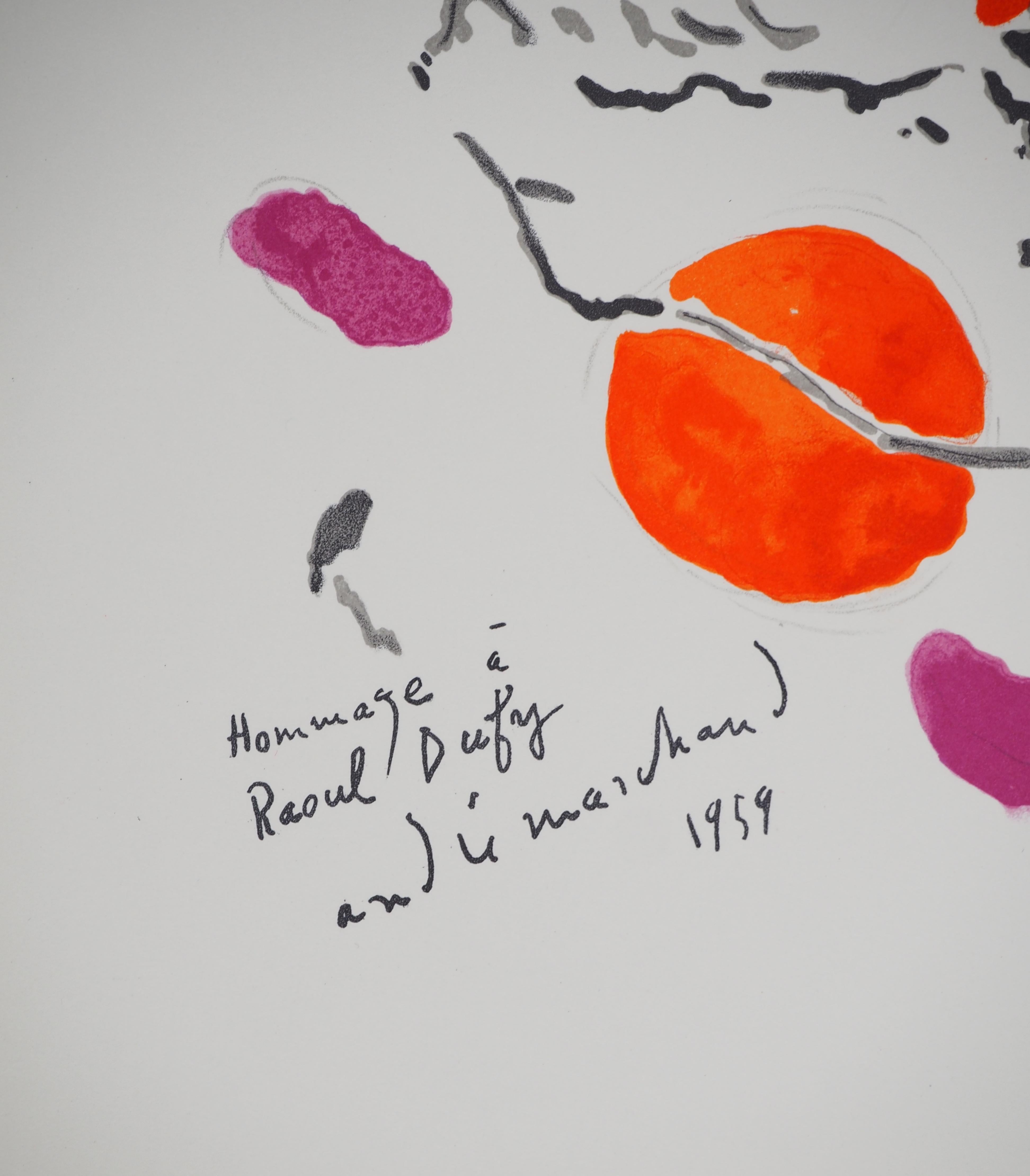 Tramonto surrealista - Litografia originale - Print Astrattismo geometrico di André Marchand