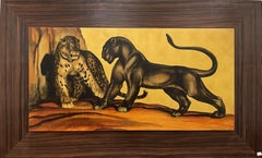André MARGAT (1903 - 1997), "Panther and Leopard"