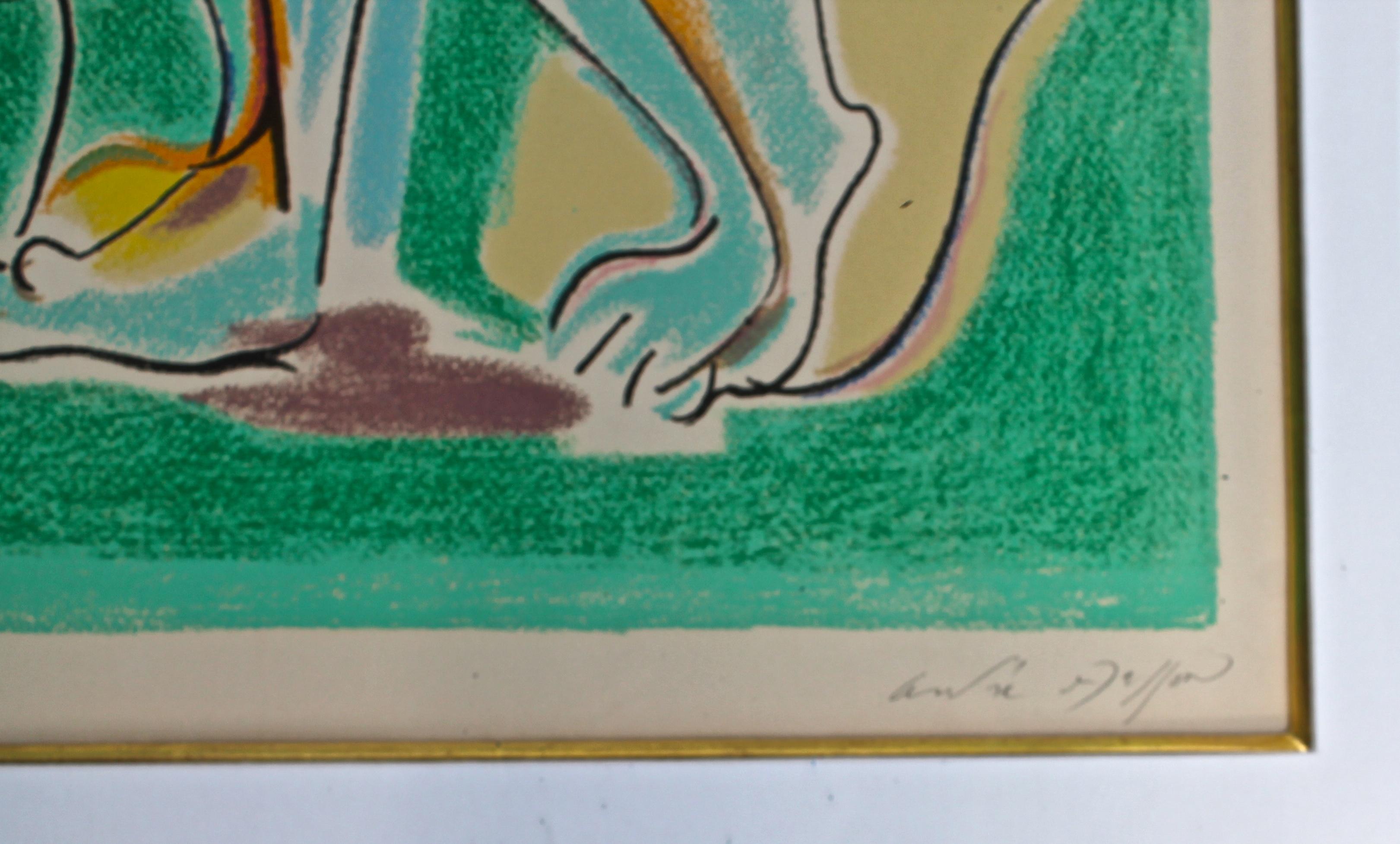 Late 20th Century Andre Masson Framed Lithograph 