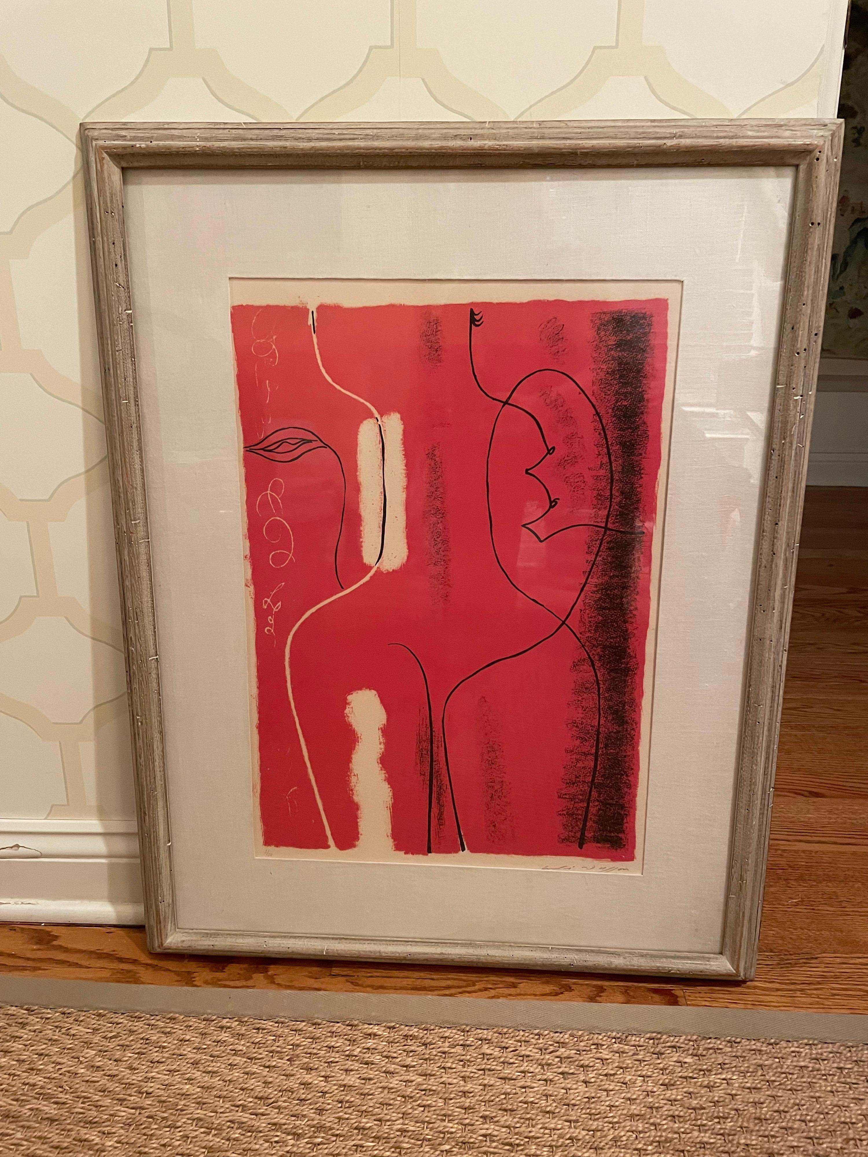 Mid-20th Century Andre’ Masson “Lombes” Lithograph