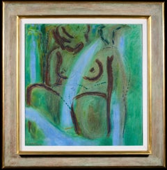 Nu - Nudo cubista dipinto a olio da Andre Masson