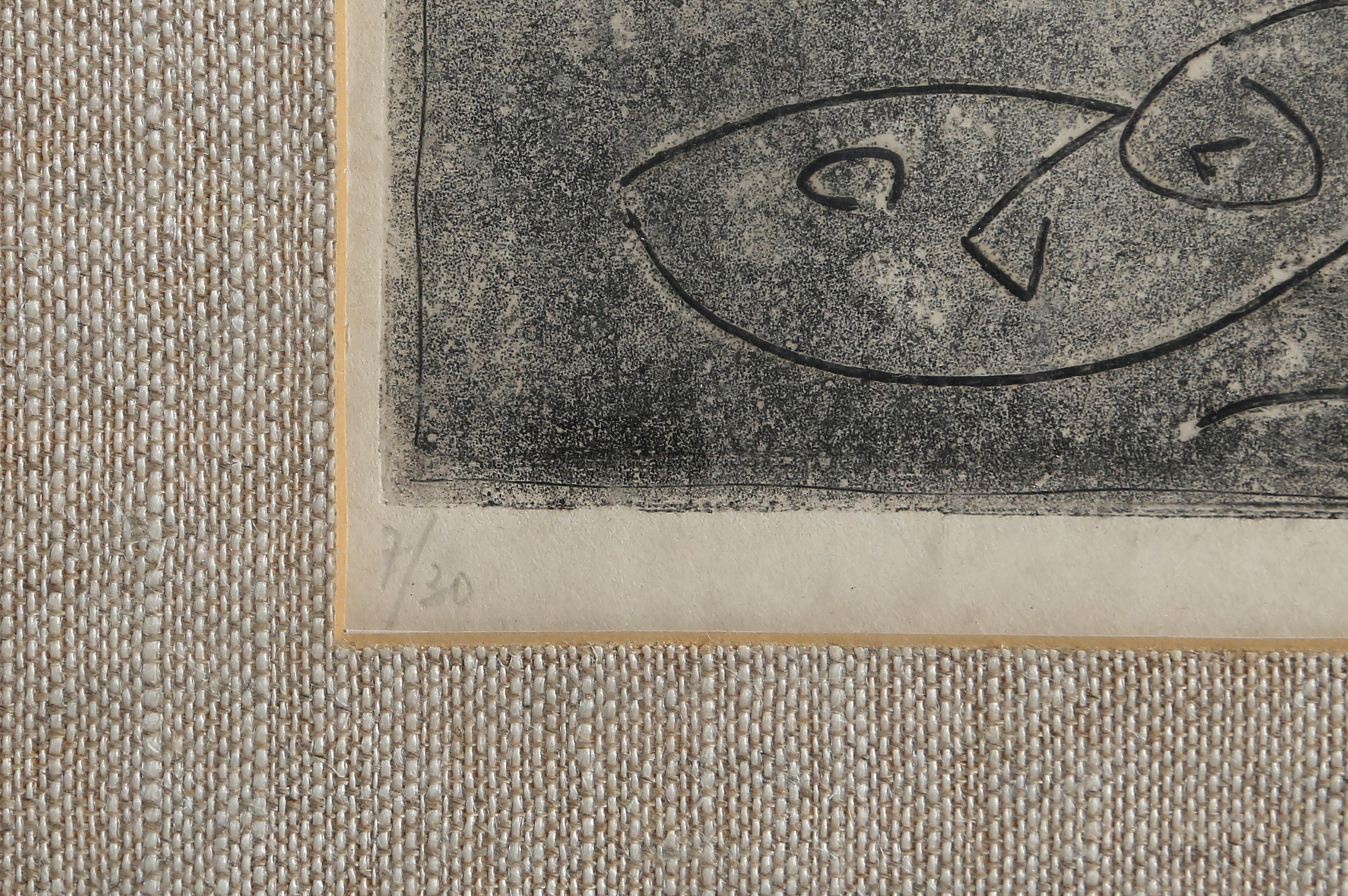 Amours légendaires, Surrealist Etching by André Masson For Sale 2