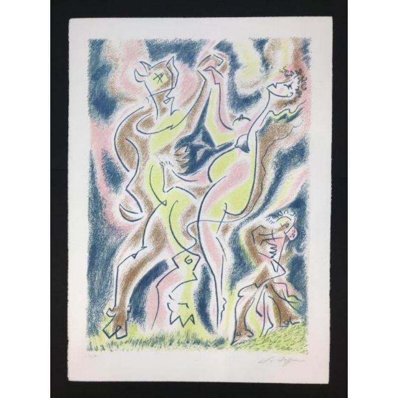 André Masson (1896 - 1987) - Hand-Signed Lithography, 1970

Additional Information:
Material: Color lithography
Edited in 1970
Very limited edition, numbered in lower left corner 26/70
Signed in pencil by artist
Paper size: 70 x 50 cm
Excellent