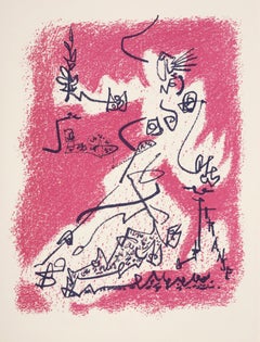 Andre Masson, The Departure, from Memories and Portraits of Artists, 1972