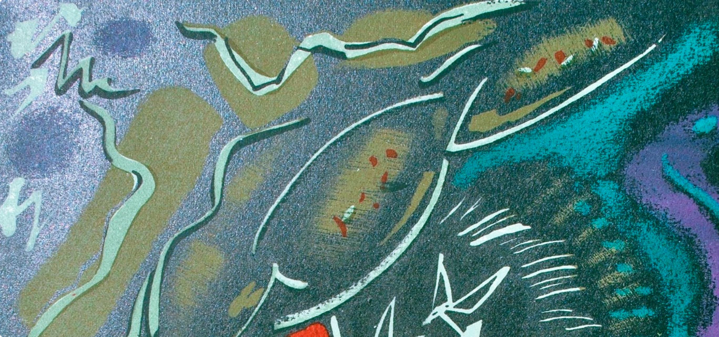 Andre Masson, Untitled, from Albert Camus, oeuvres completes, 1962 – Print von André Masson