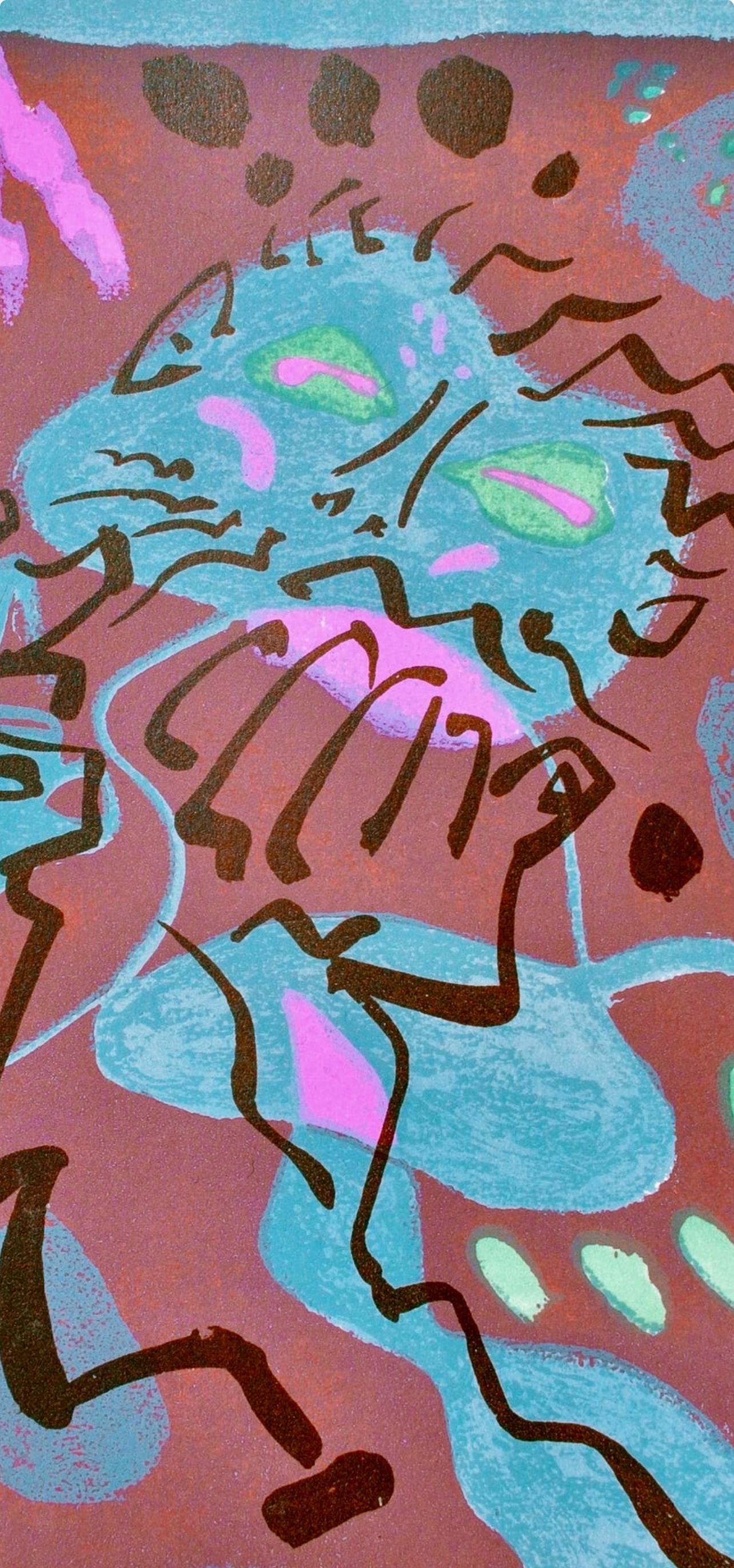 Andre Masson, Untitled, from Albert Camus, oeuvres completes, 1962 – Print von André Masson