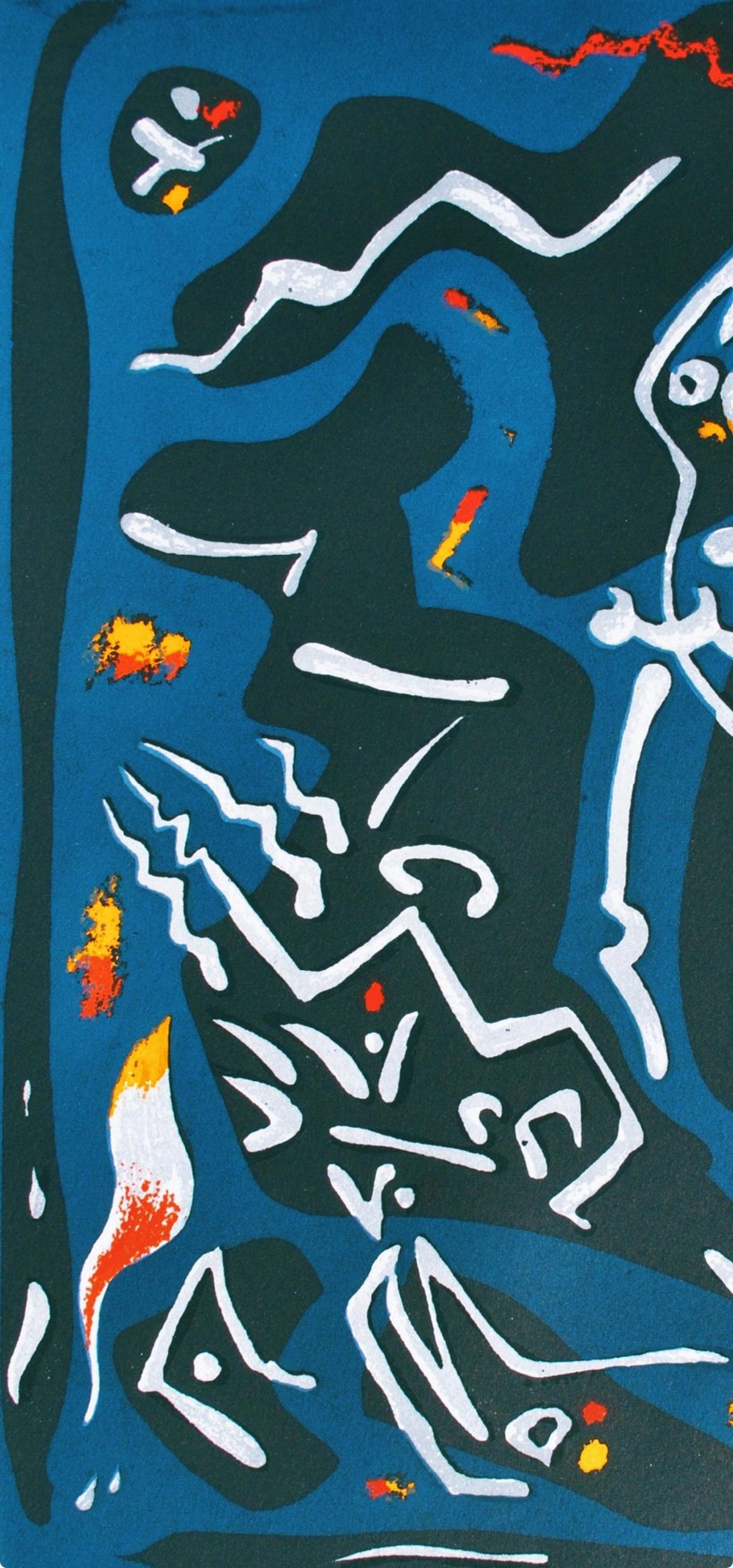 Andre Masson, Untitled, from Albert Camus, oeuvres completes, 1962 – Print von André Masson