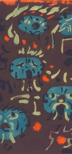 Andre Masson, Untitled, from Albert Camus, oeuvres completes, 1962