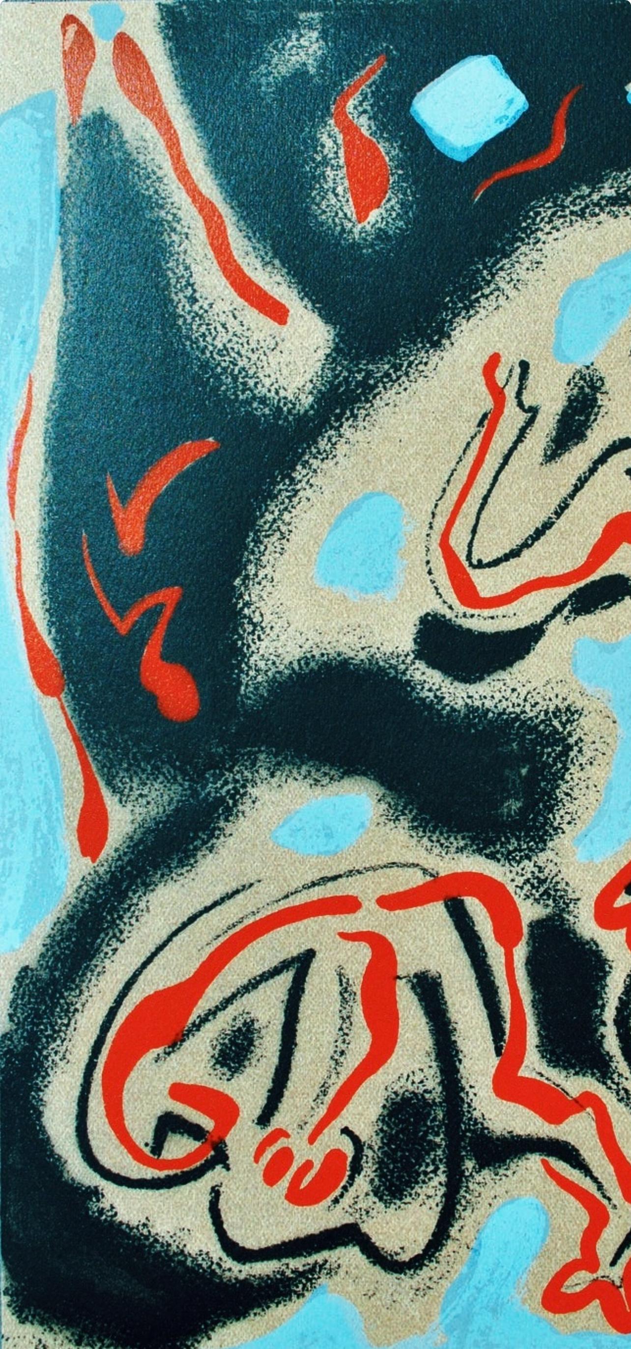 Andre Masson, Untitled, from Albert Camus, oeuvres completes, 1962 – Print von André Masson