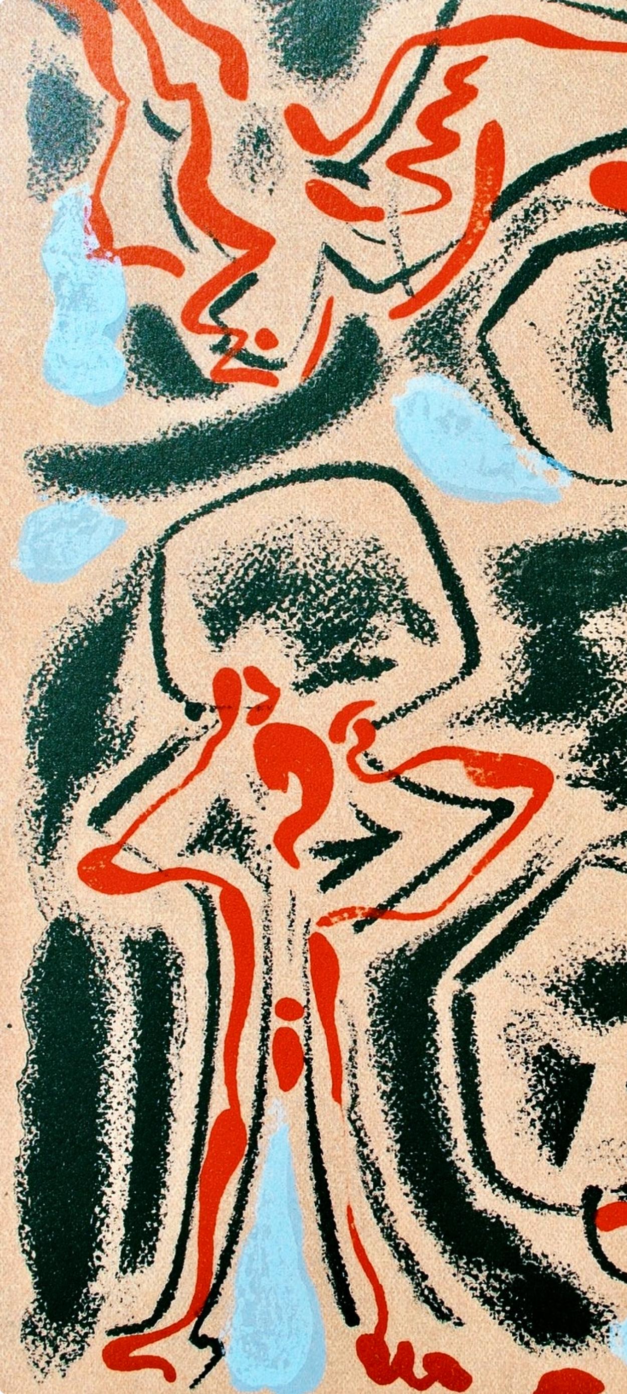 Andre Masson, Untitled, from Albert Camus, oeuvres completes, 1962 – Print von André Masson