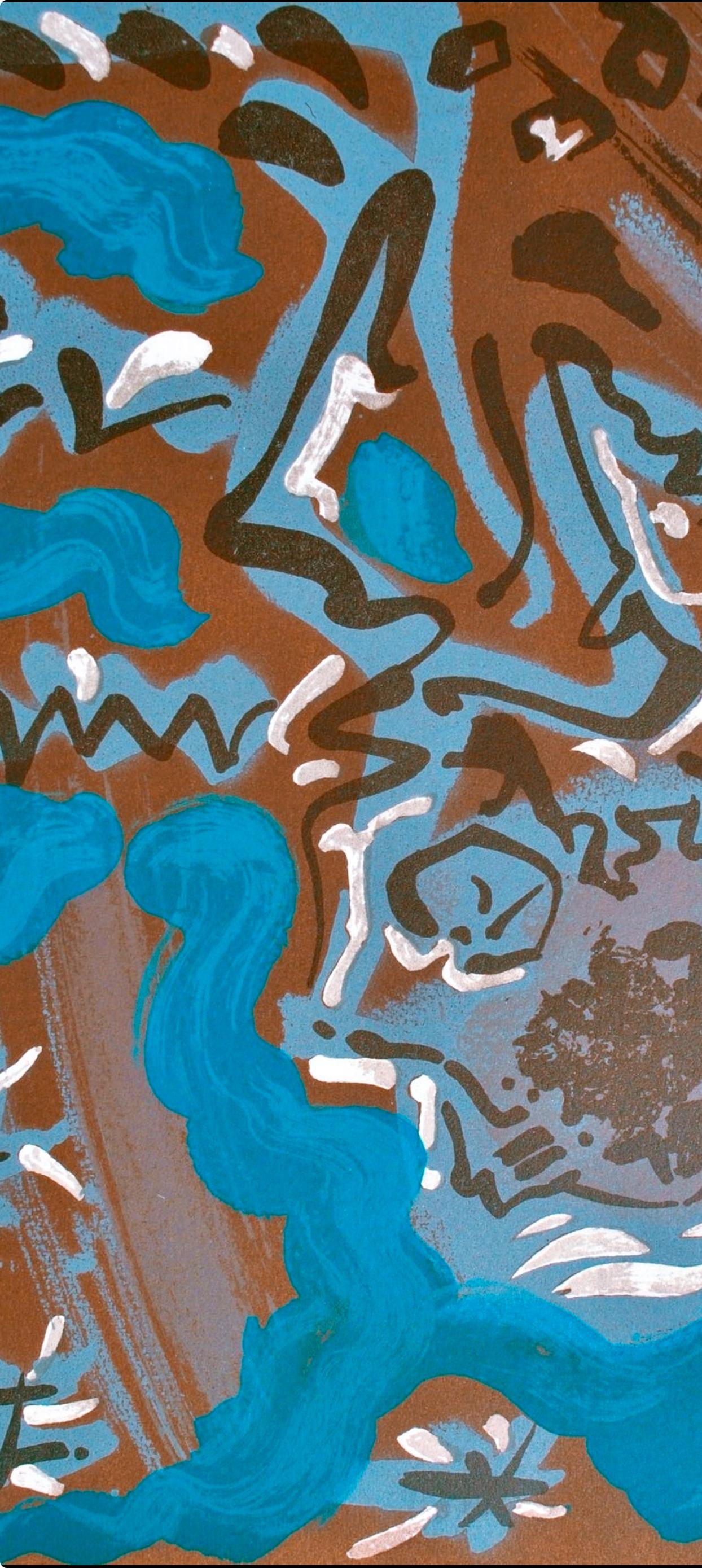 Andre Masson, Untitled, from Albert Camus, oeuvres completes, 1962 – Print von André Masson