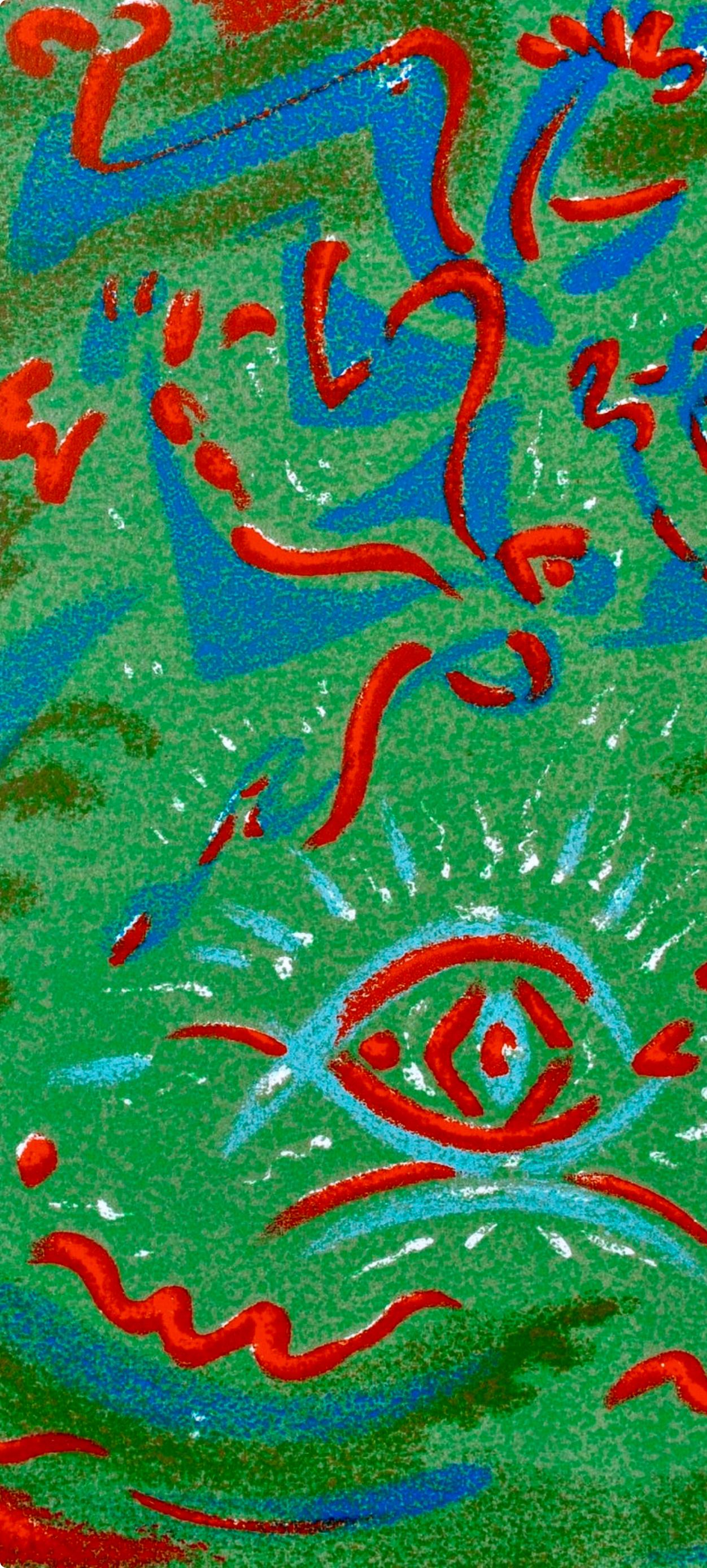 Andre Masson, Untitled, from Albert Camus, oeuvres completes, 1962 – Print von André Masson