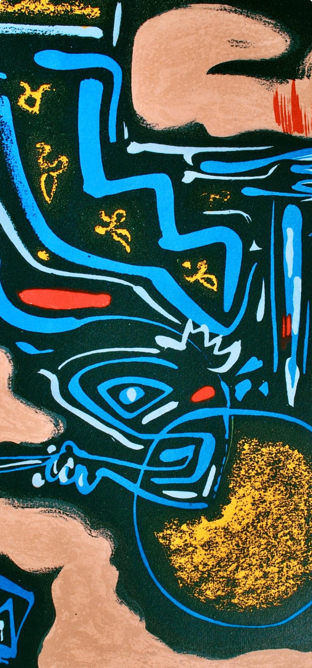 Andre Masson, Untitled, from Albert Camus, oeuvres completes, 1962 – Print von André Masson