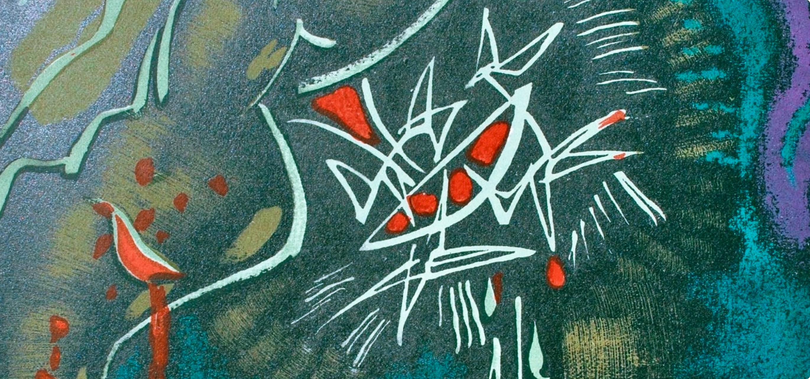 Andre Masson, Untitled, from Albert Camus, oeuvres completes, 1962 (Surrealismus), Print, von André Masson