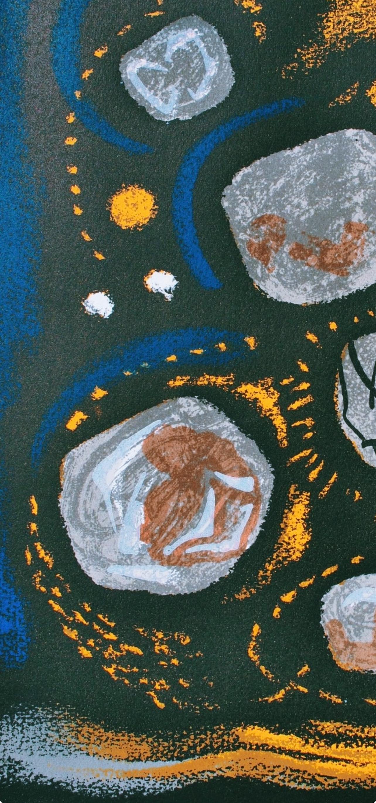 Andre Masson, Untitled, from Albert Camus, oeuvres completes, 1962 - Surrealist Print by André Masson