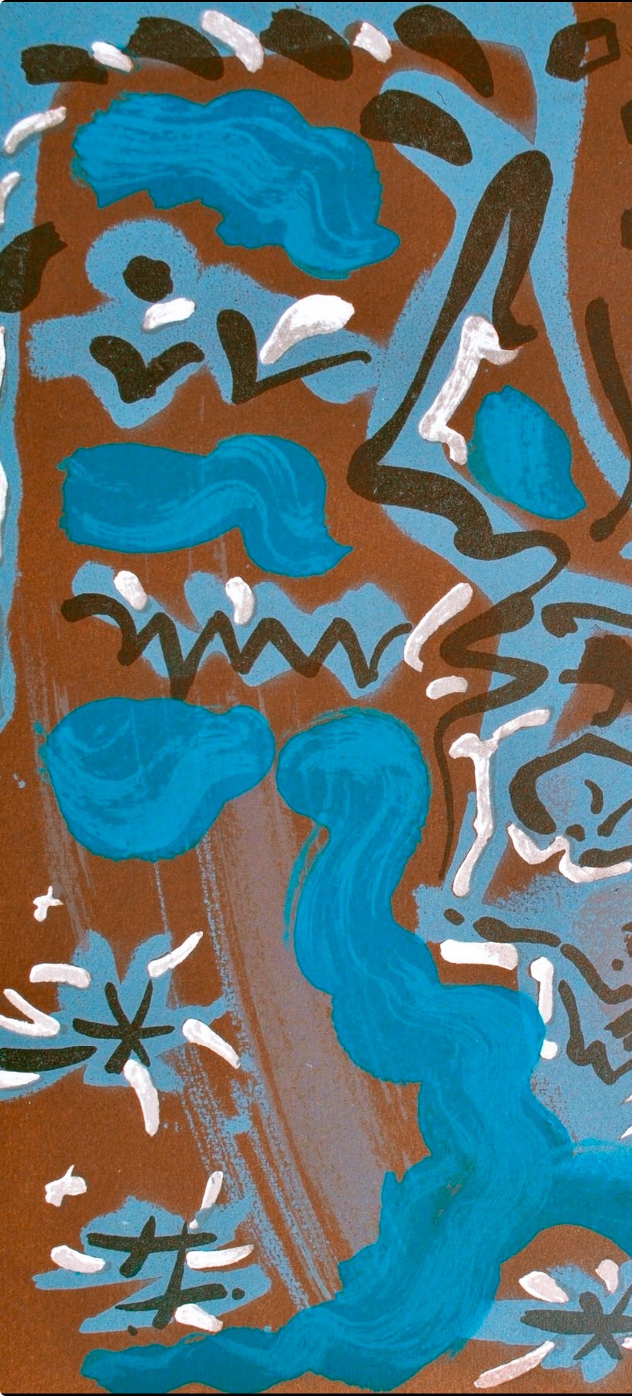 Andre Masson, Untitled, from Albert Camus, oeuvres completes, 1962 (Surrealismus), Print, von André Masson