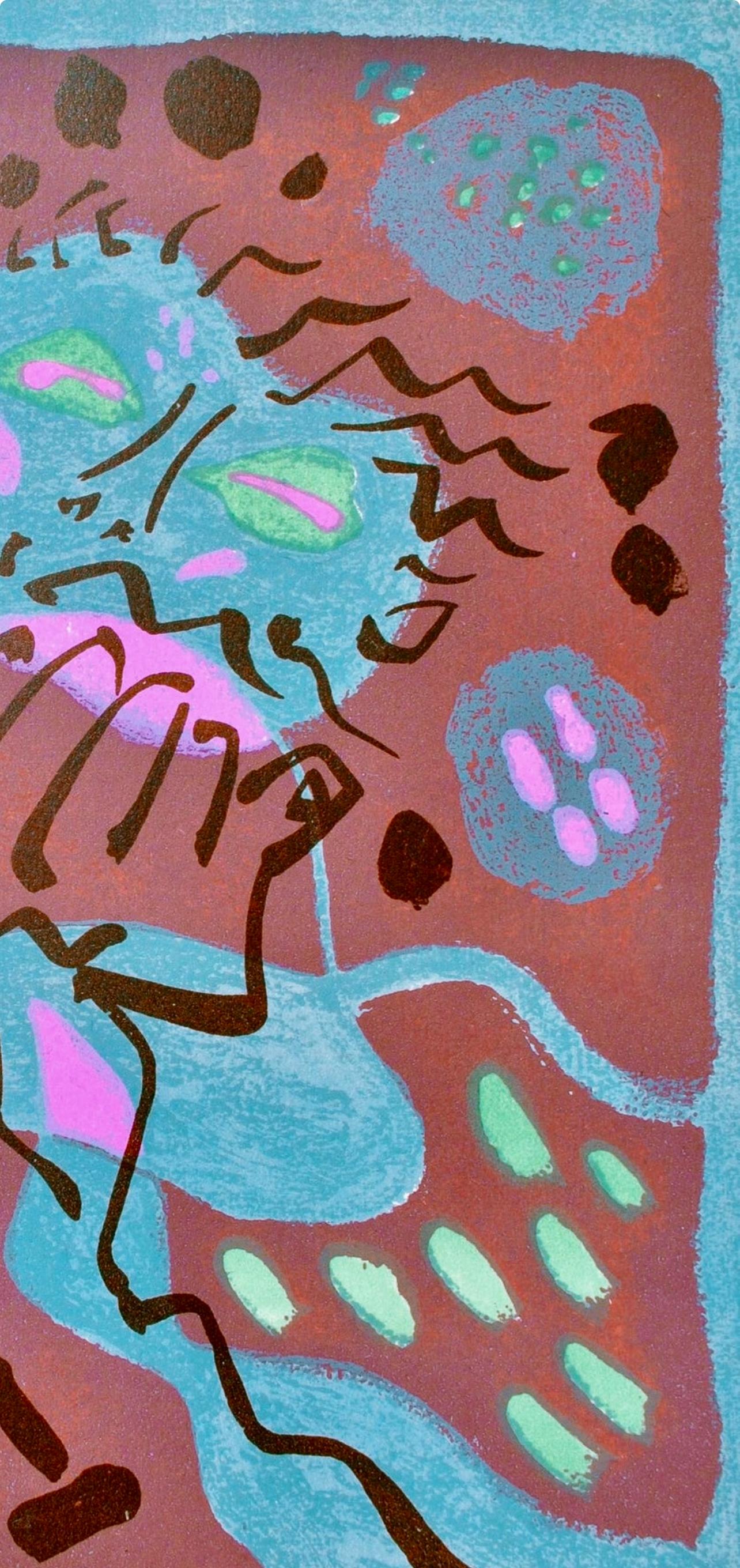 Andre Masson, Untitled, from Albert Camus, oeuvres completes, 1962 (Grau), Abstract Print, von André Masson