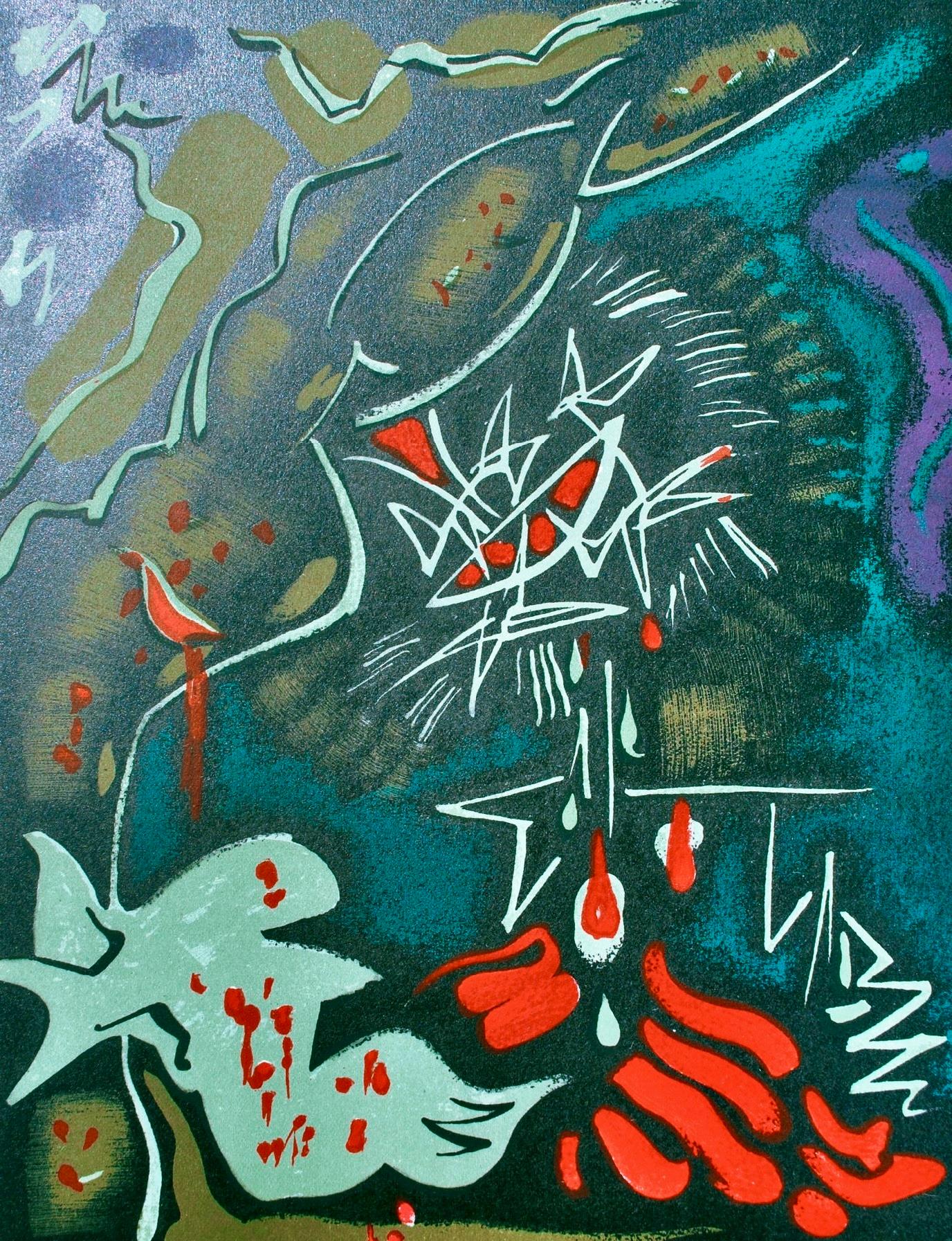 Andre Masson, Untitled, from Albert Camus, oeuvres completes, 1962